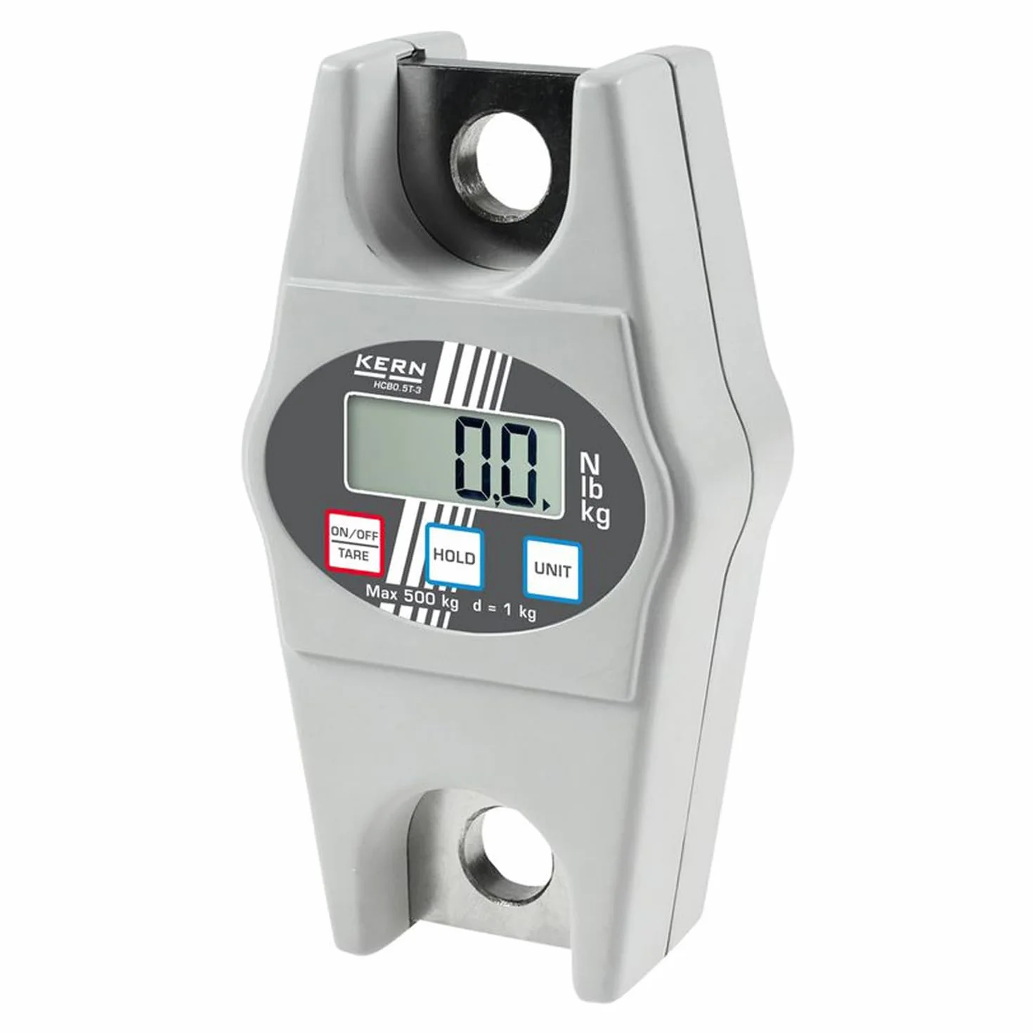 Bilancia a sospensione – La pratica per carichi elevati [Kern HCB 0.5T-3] precisione fino a 1000 g, portata max. 500 kg.