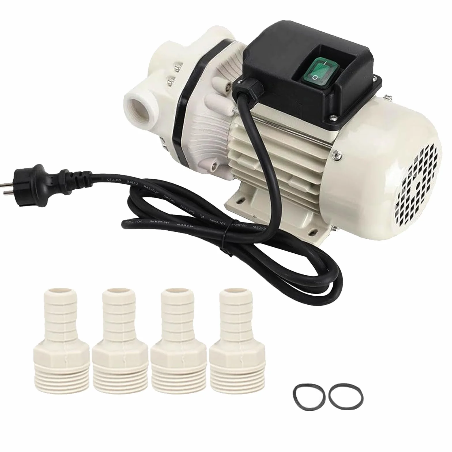 Pompa Dell'urea, 40 L/Min Set Pompa Ad-Blue Urea Raccordi Autoadescanti A Membrana 220V - 0,4KW (50HZ) Con 4 Ugelli E 2 Morsetti 2950 Giri/Min Lunghezza Cavo 1,8m
