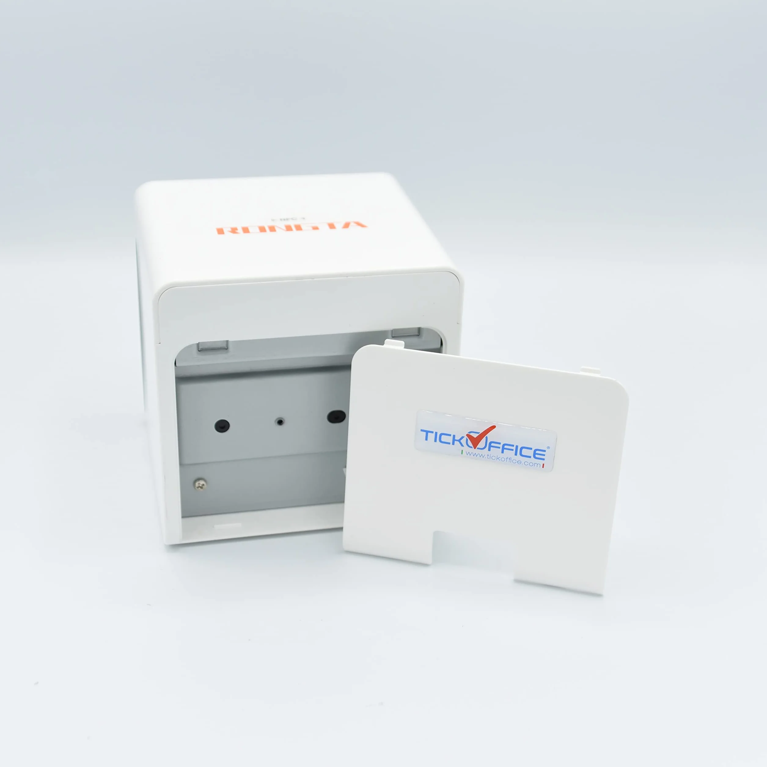 Stampante ricevute non fiscali e comande mini compatta cubo termica diretta 250m/s 80mm con auto-cut usb lan ethernet bluetooth ACE H1 windows mac android ios (ACE H1 BIANCO - USB+ETHERNET+BLUETOOTH)