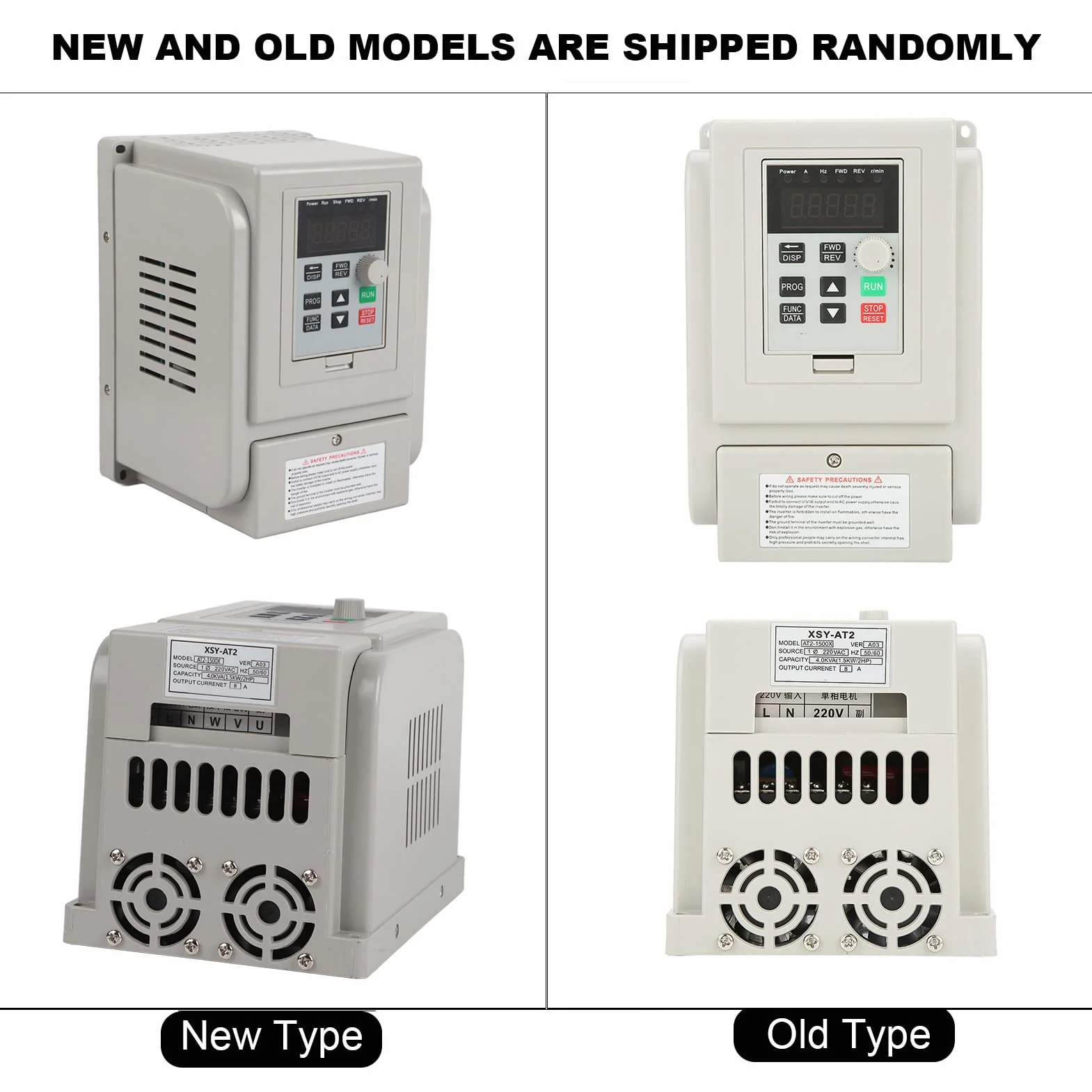 Azionamento a Frequenza Variabile, Azionamento Motore Inverter Ad Alte Prestazioni con Ampio Dissipatore di Calore, AT2 1500X per Motore CA Monofase