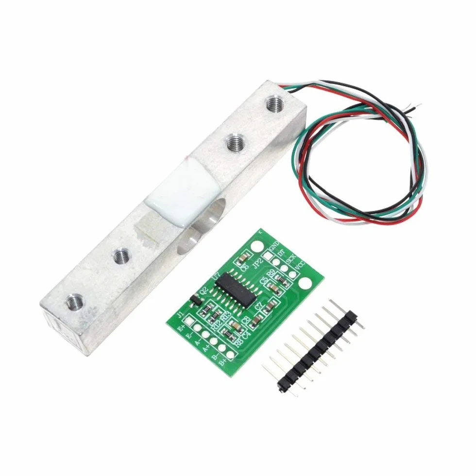 ARCELI HX711 ADC Converter Breakout Module Sensore di carico digitale per cella di carico 1KG Bilancia da cucina elettronica portatile, DIY per cella di carico Pesatura di peso