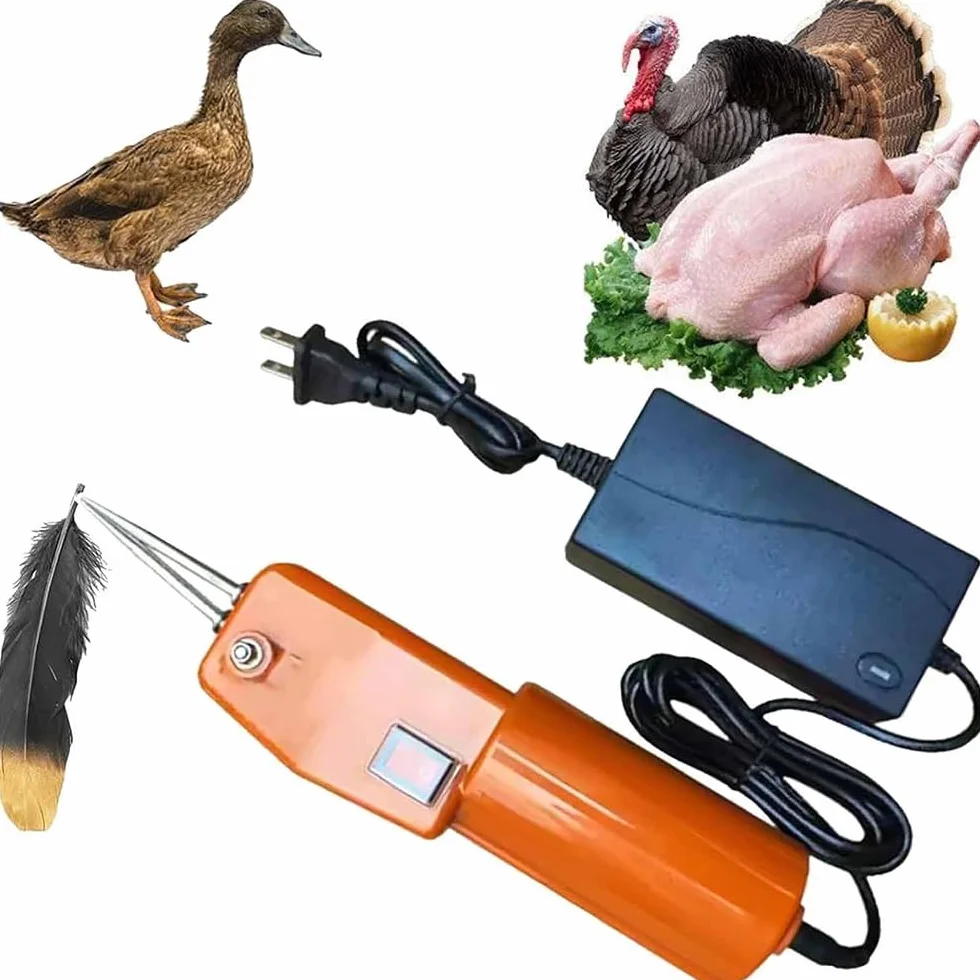 WYWY Spiumatrice di Piume di Pollame Elettrica 280W - Macchina da Spennare Elettrica per Pollo, Anatra, Oca e Tacchino, Potente Motore in Acciaio Inossidabile, Rimozione Piume Rapida ed Efficiente