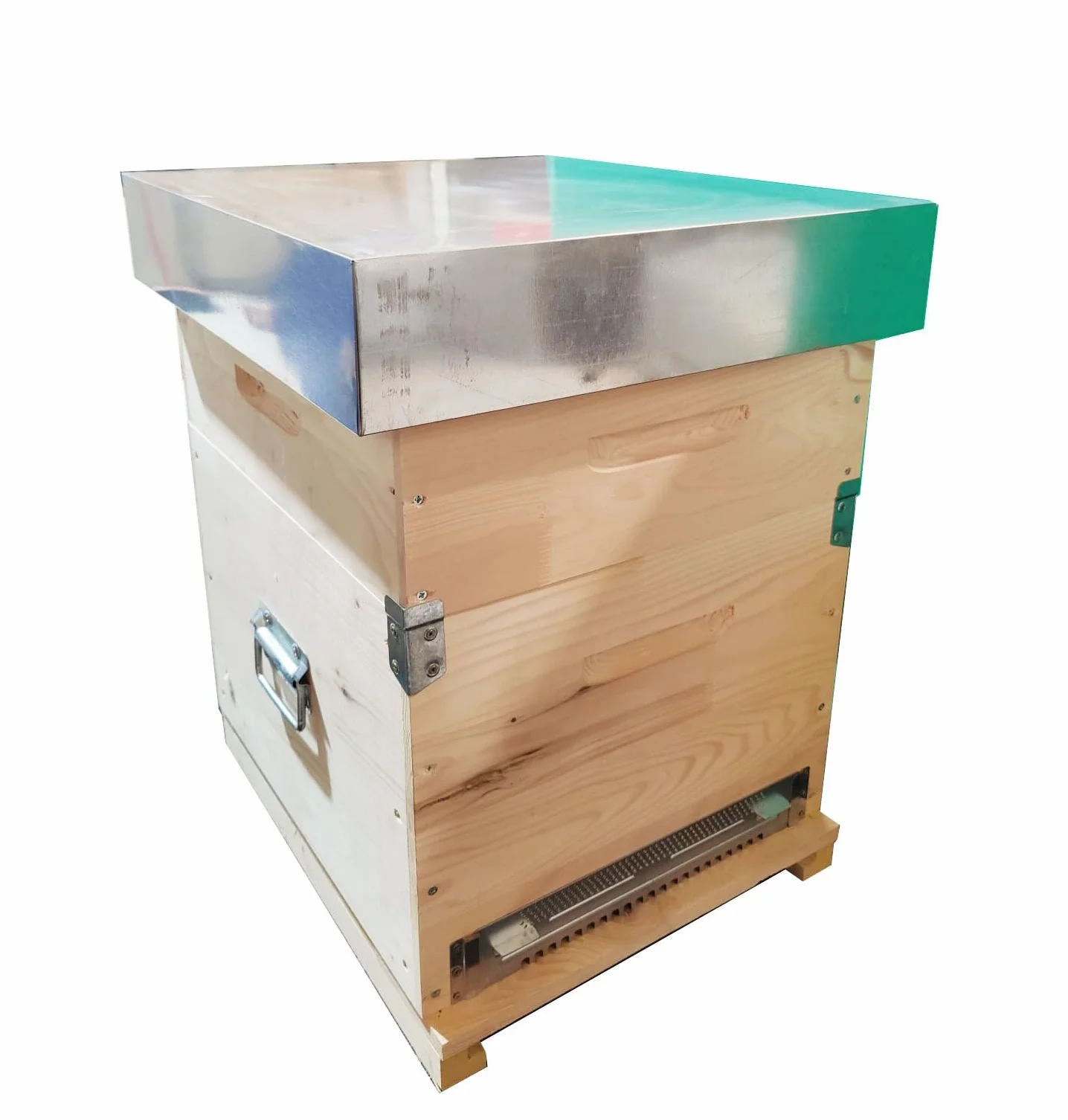 Arnia Completa per Api - Arnia cubo (Box) sverniciata Naturale 10 favi Completa di melario e telaini - Apicoltura - Arnia per Api - Arnia da Colorare
