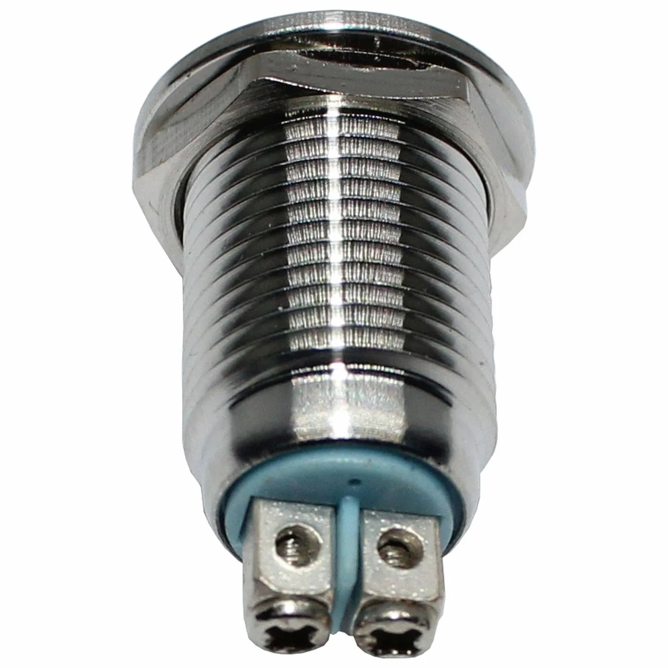 Lumonic LED indicatore luminoso 12mm rosso acciaio inox IP67 6V 12V 24V attacco a vite