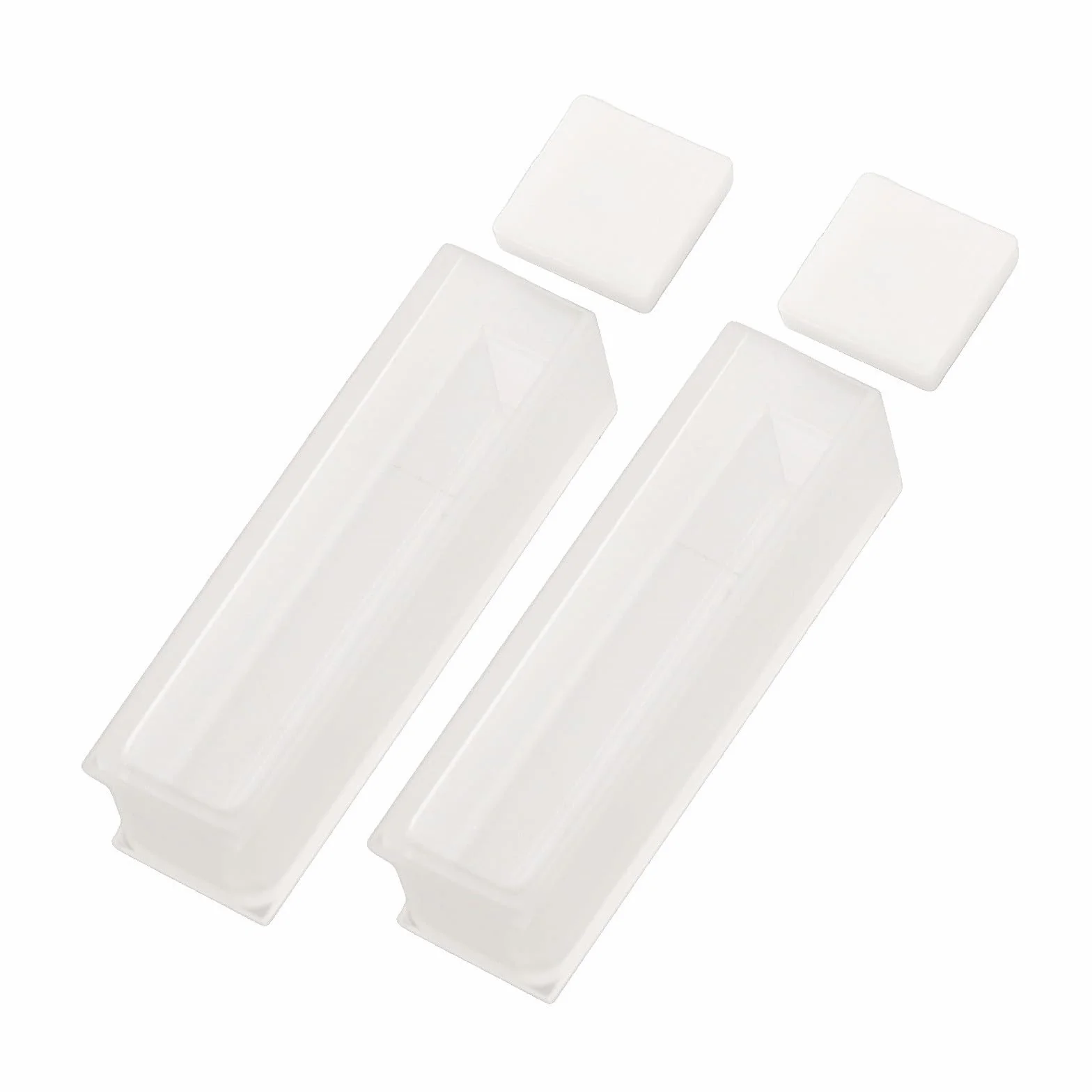 Quartz Cuvette 10mm Optical Path 2 Pack per spettrofotometro 751/722, 3,5 ml, 190-2500 nm, 600 °C
