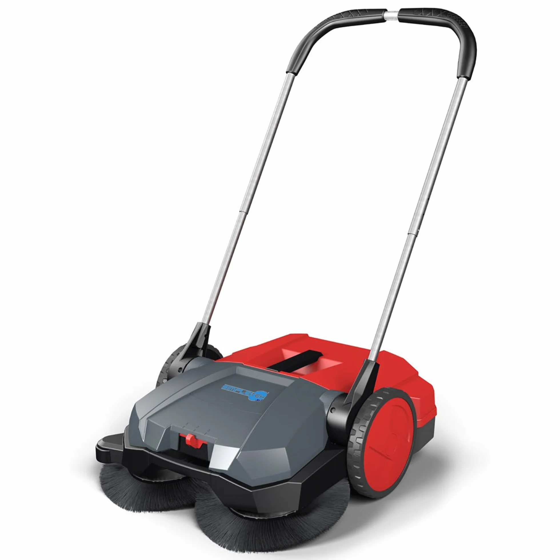 SIMPLETEK - Spazzatrice manuale a spinta 355 1600 m²/h Spazzole 20L 20 litri (Ricondizionato)
