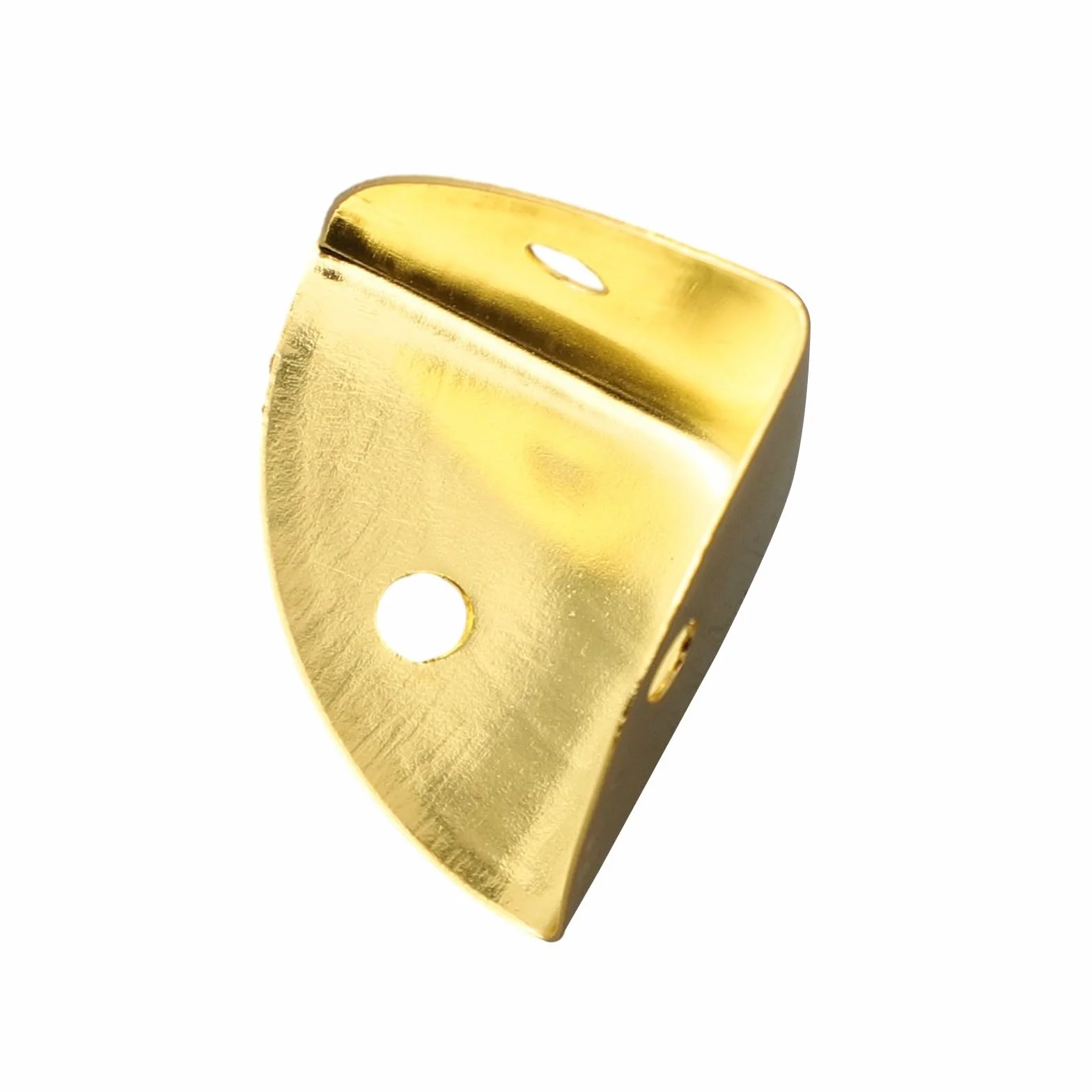 Set di 12 angoli in ferro vintage, accessori protettivi per scatole di legno (oro)