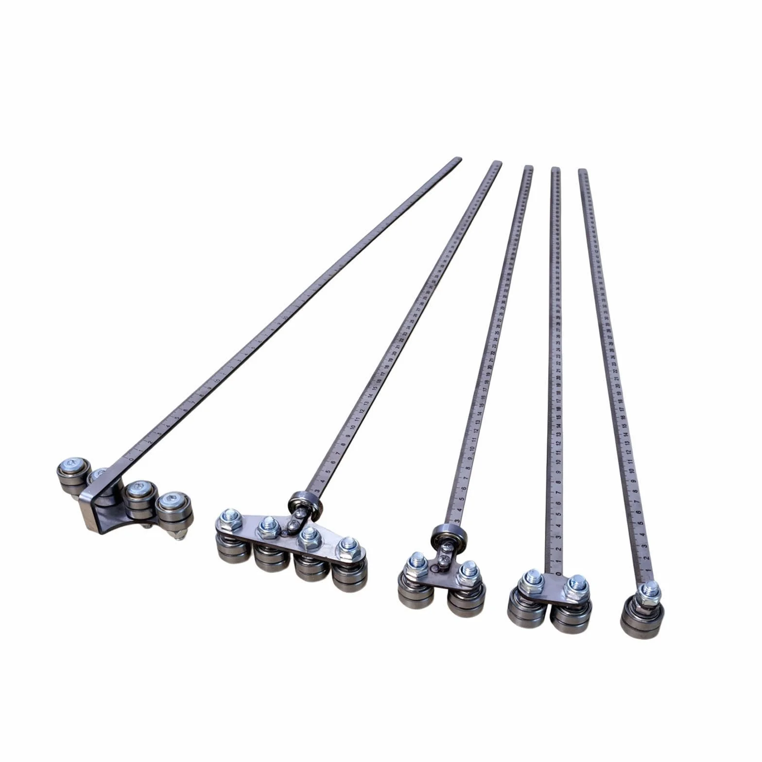 KESOTO Guida per con righello di profondità, accessorio robusto in metallo per lavori di falegnameria, posizionamento, taglio, rifilatura e fresatura, Style L