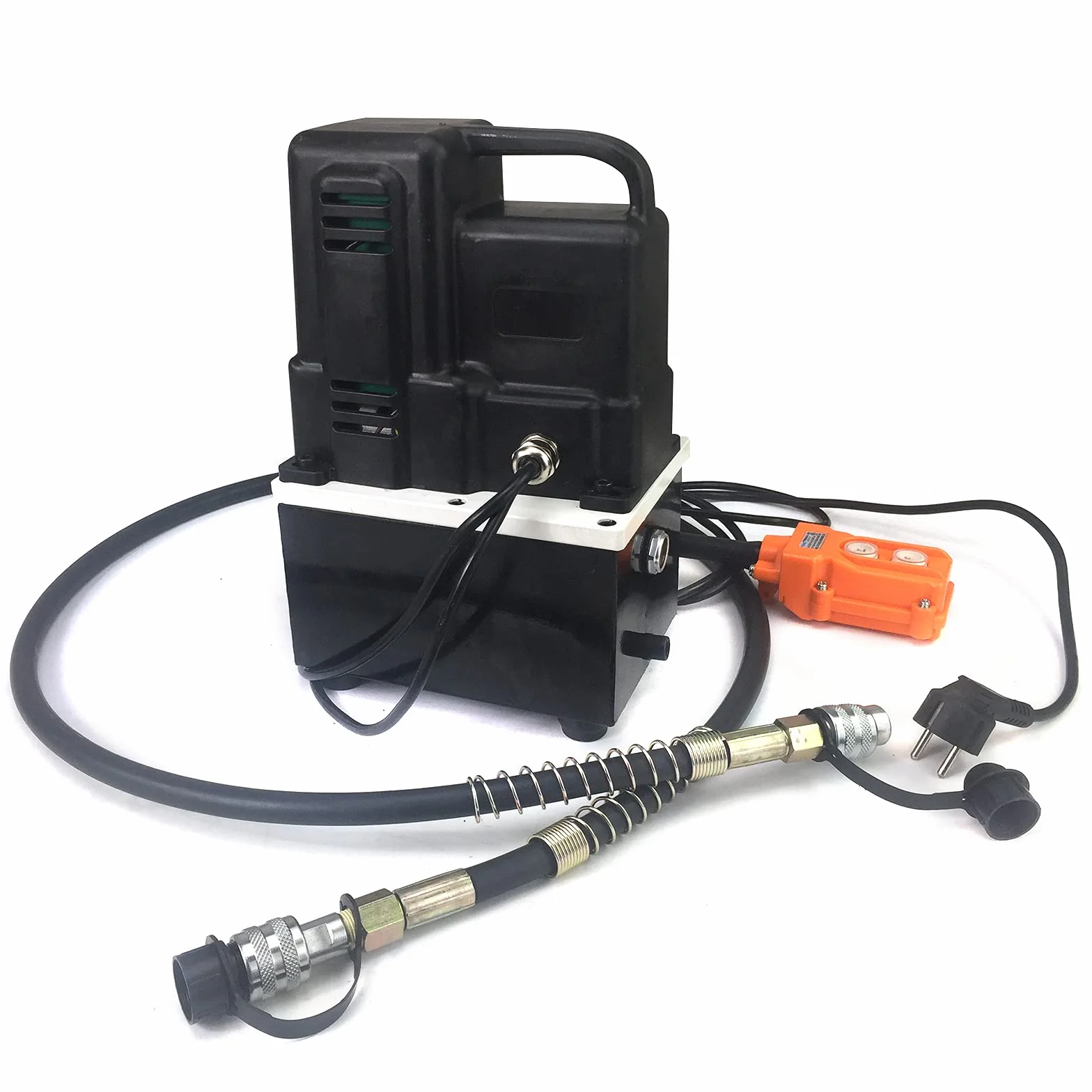 Pompa elettrica ad alta pressione dell'olio idraulico 1200W 700Bar Pompa idraulica elettrica Singolo Circolo dell'olio Alta e Bassa Prestazione di pressione Dotato di telecomando cablato