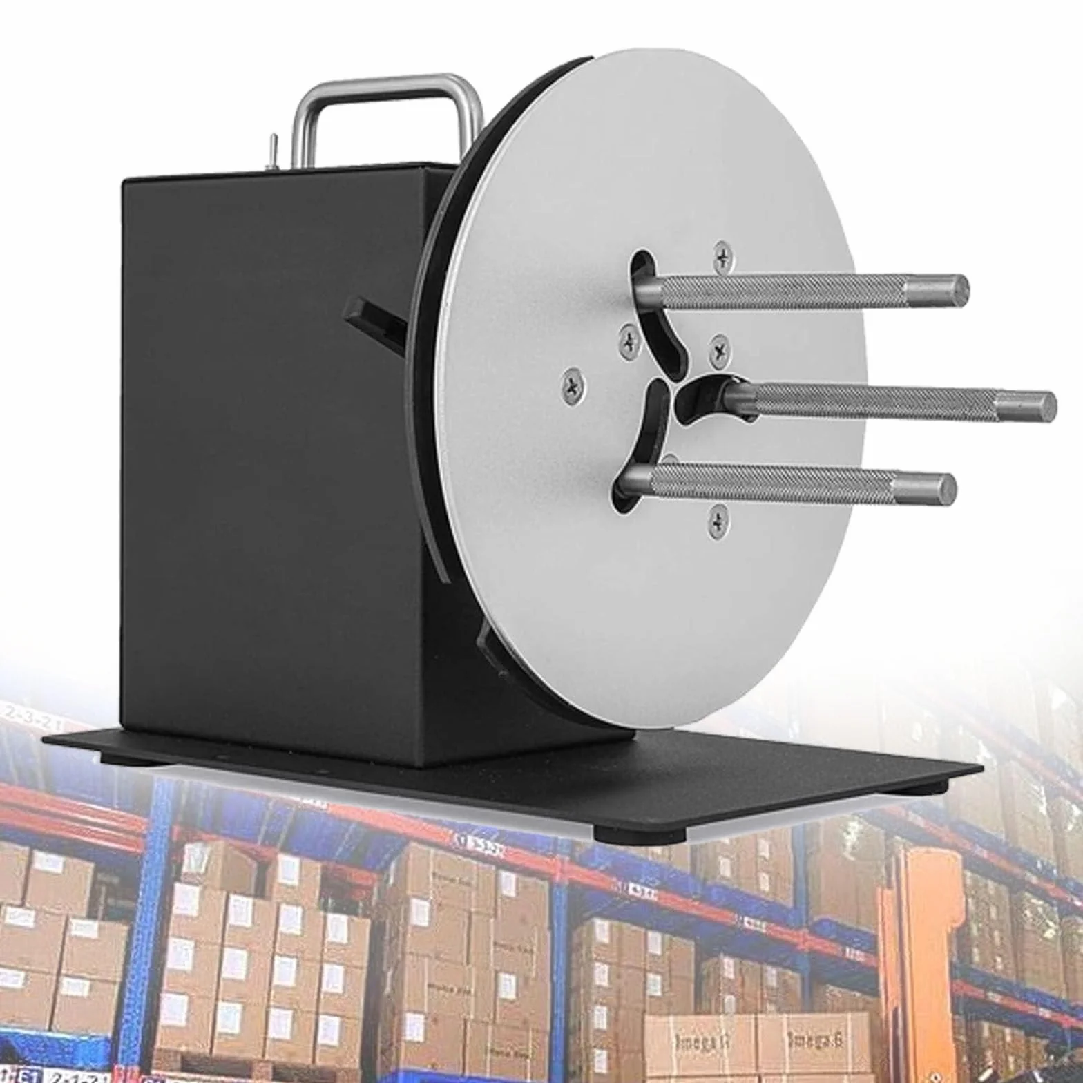 Macchina automatica per l'avvolgimento di etichette, riavvolgitore di etichette, riavvolgitore di adesivi a velocità regolabile, macchina per il riavvolgimento di etichette bidirezionale ( 220V)