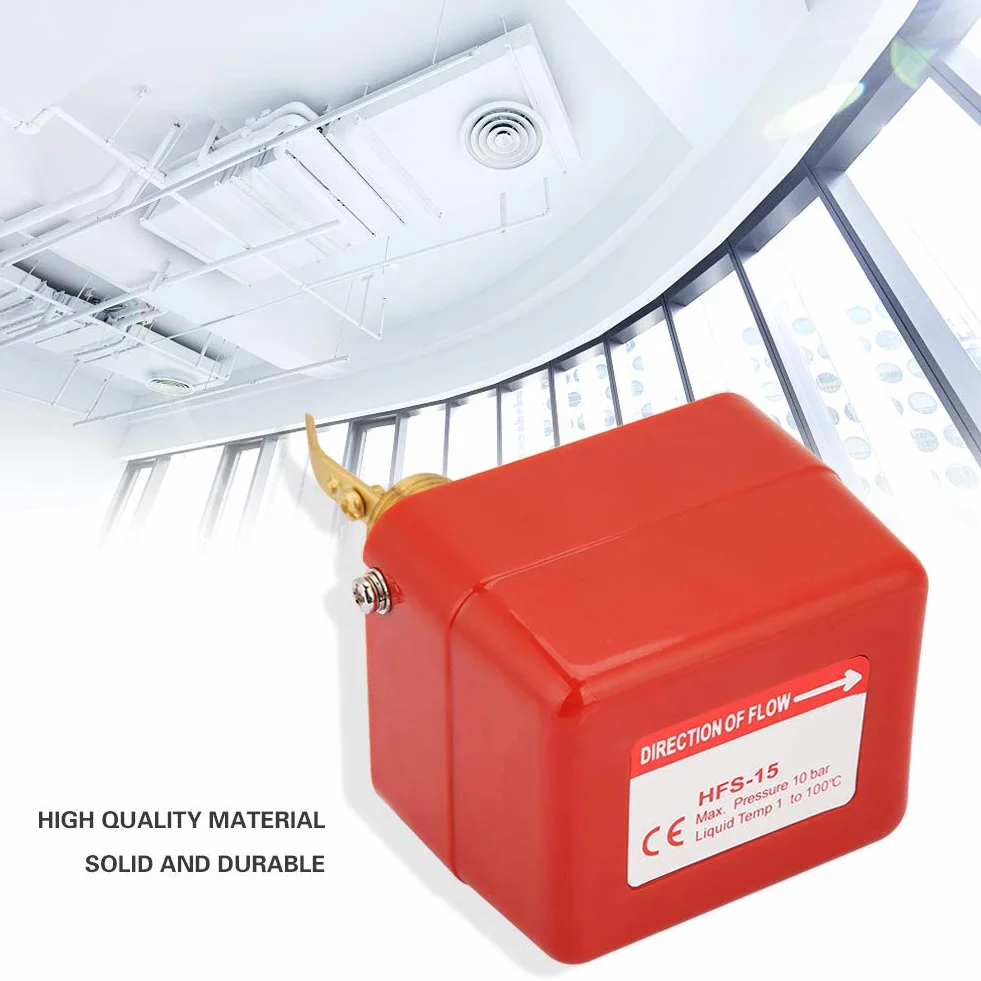HFS-15 Regolatore di portata a paletta Flussostato acqua 1/2" 6-380V