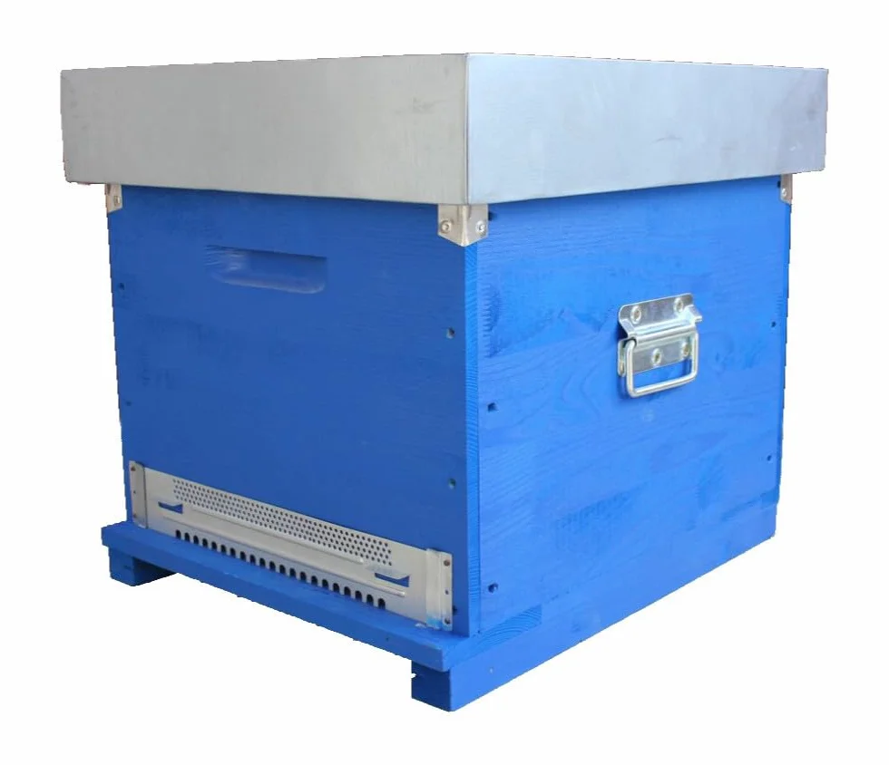 Arnia Completa per Api - Arnia Cubo (Box) Verniciata Db - 10 favi - Apicoltura