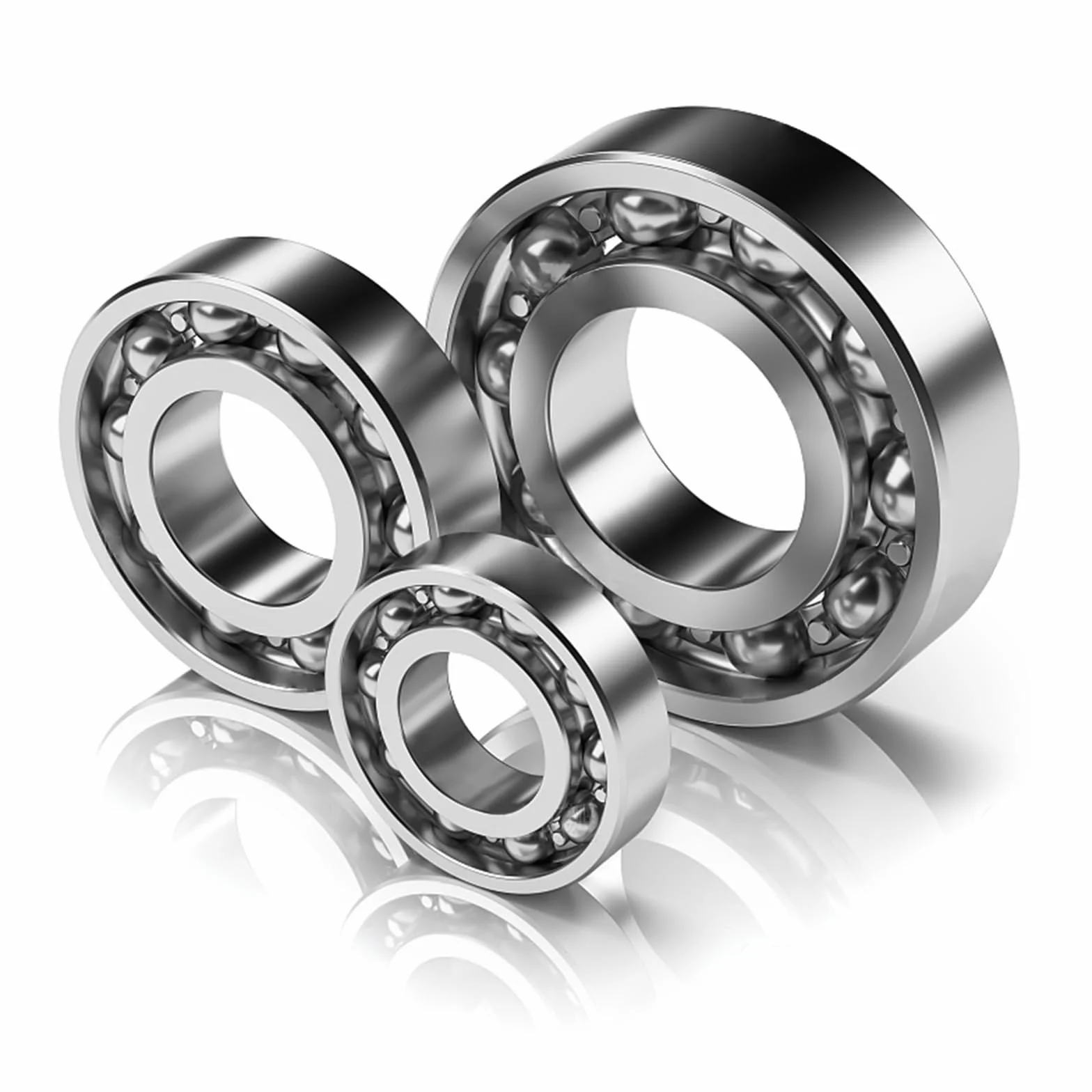 Cuscinetti a Sfera in Acciaio, 540 Pezzi Sfere Acciaio Cuscinetto Bici 2-10 mm, Kit Assortimento