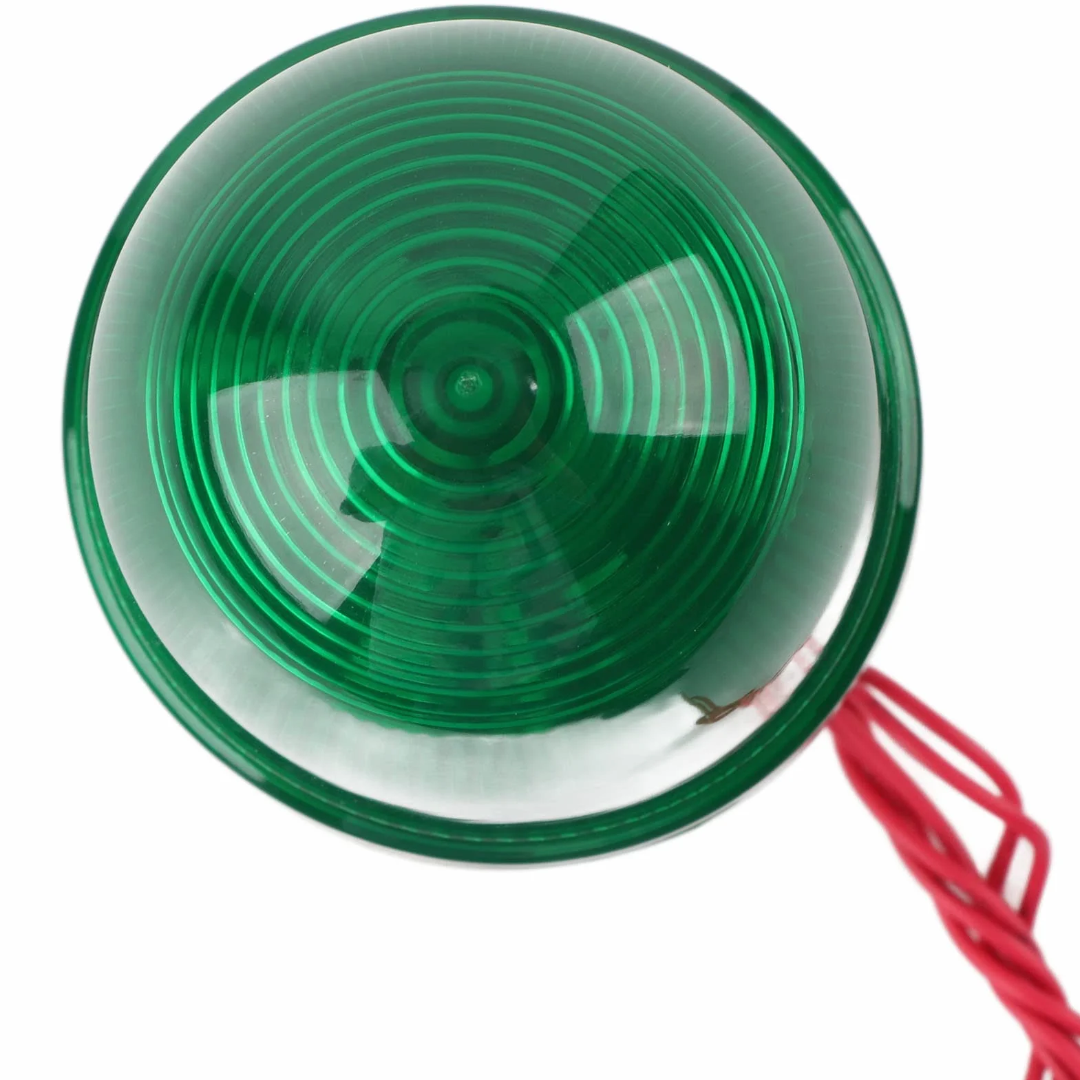 Spia Luminosa BEM-2071 Indicatore Lampeggiante Rotante a LED Spia Rotante Portatile Per Monitoraggio 220 V Ca(Verde)