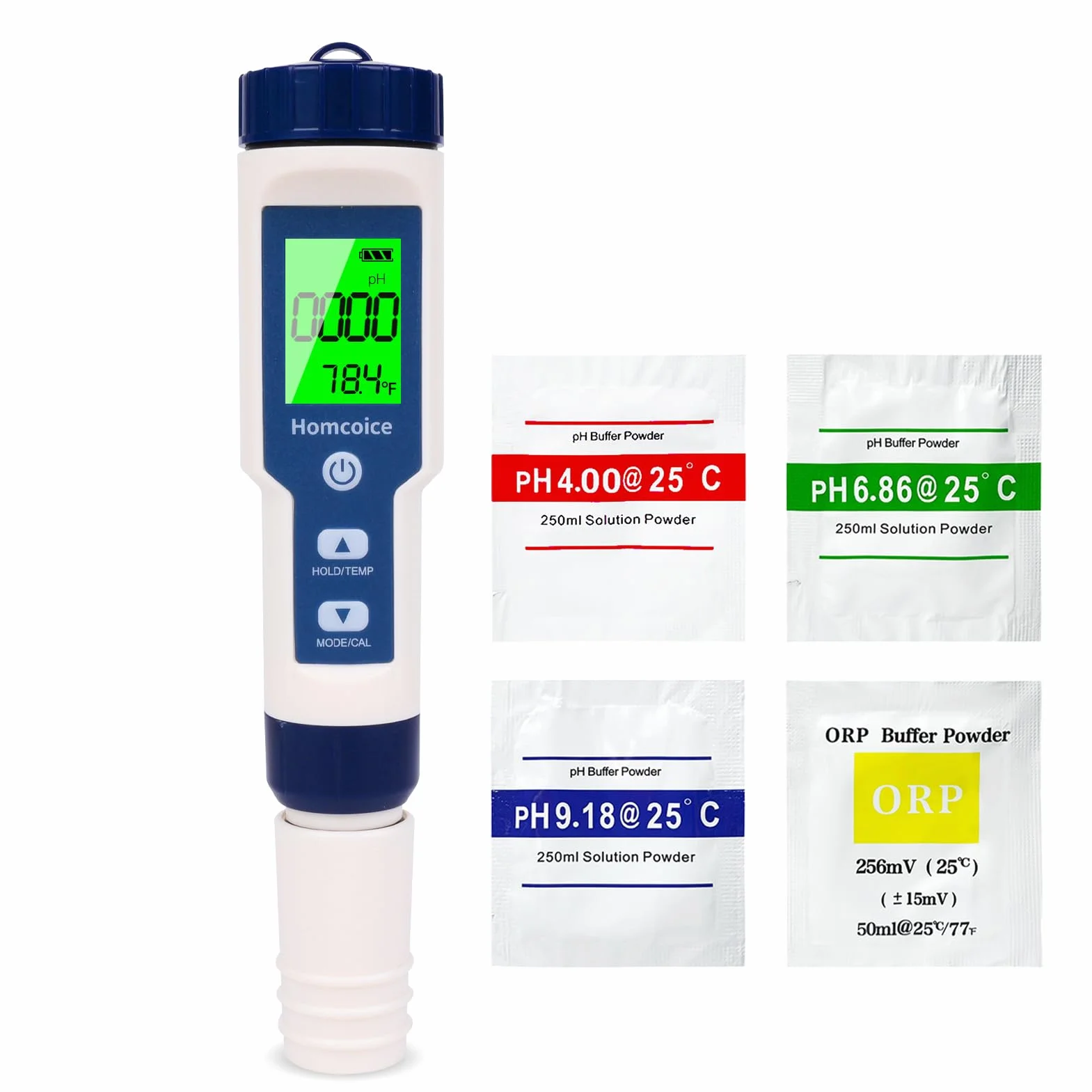 Misuratore pH digitale 7 in 1, professionale PH TDS EC SALT ORP S.G Temperatura Meter, Tester Qualità Acqua d'alta precisione per acquari, piscine, acqua potabile e idroponica
