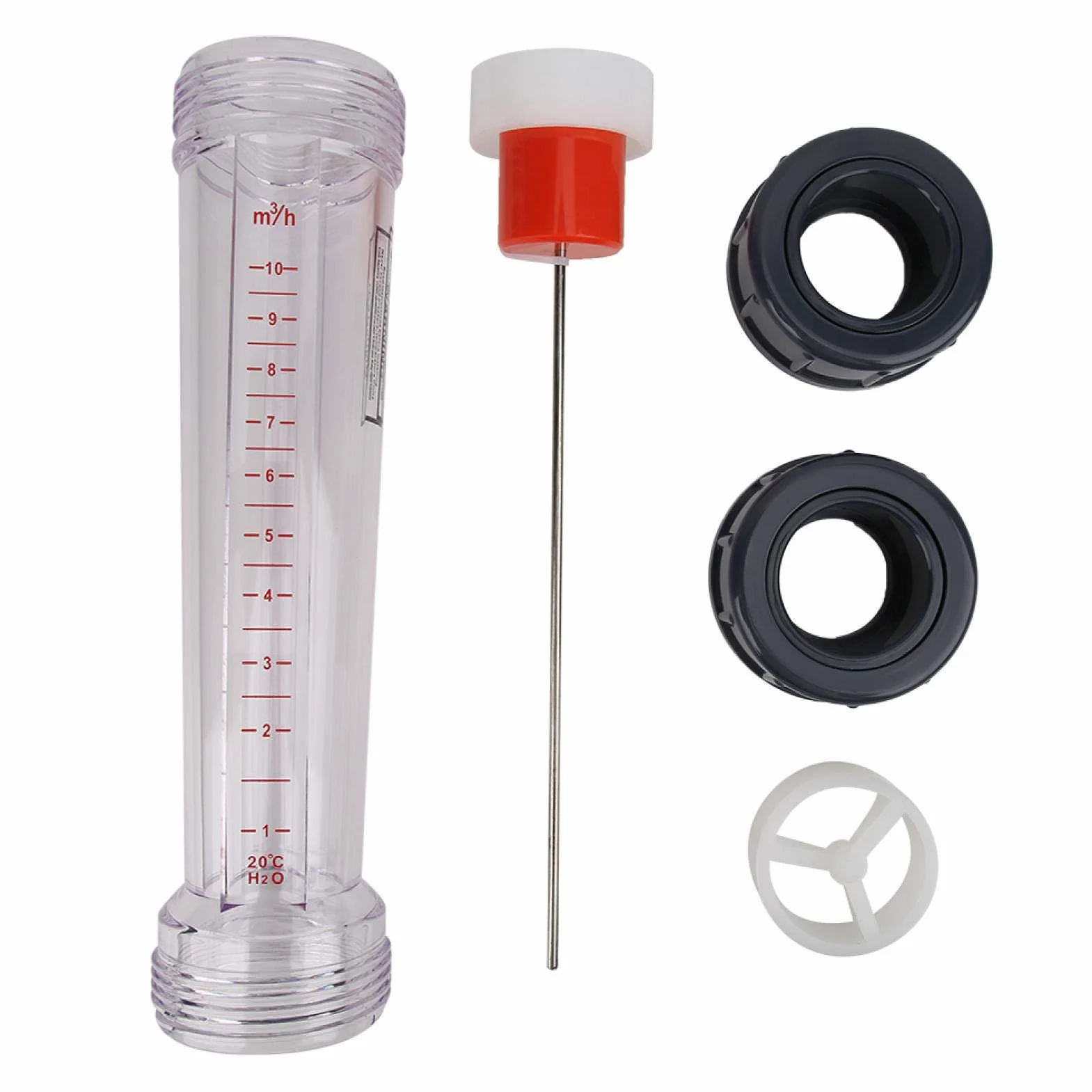 Misuratore di portata LZS-40 (D) 1-10 m³/H plastica alta precisione