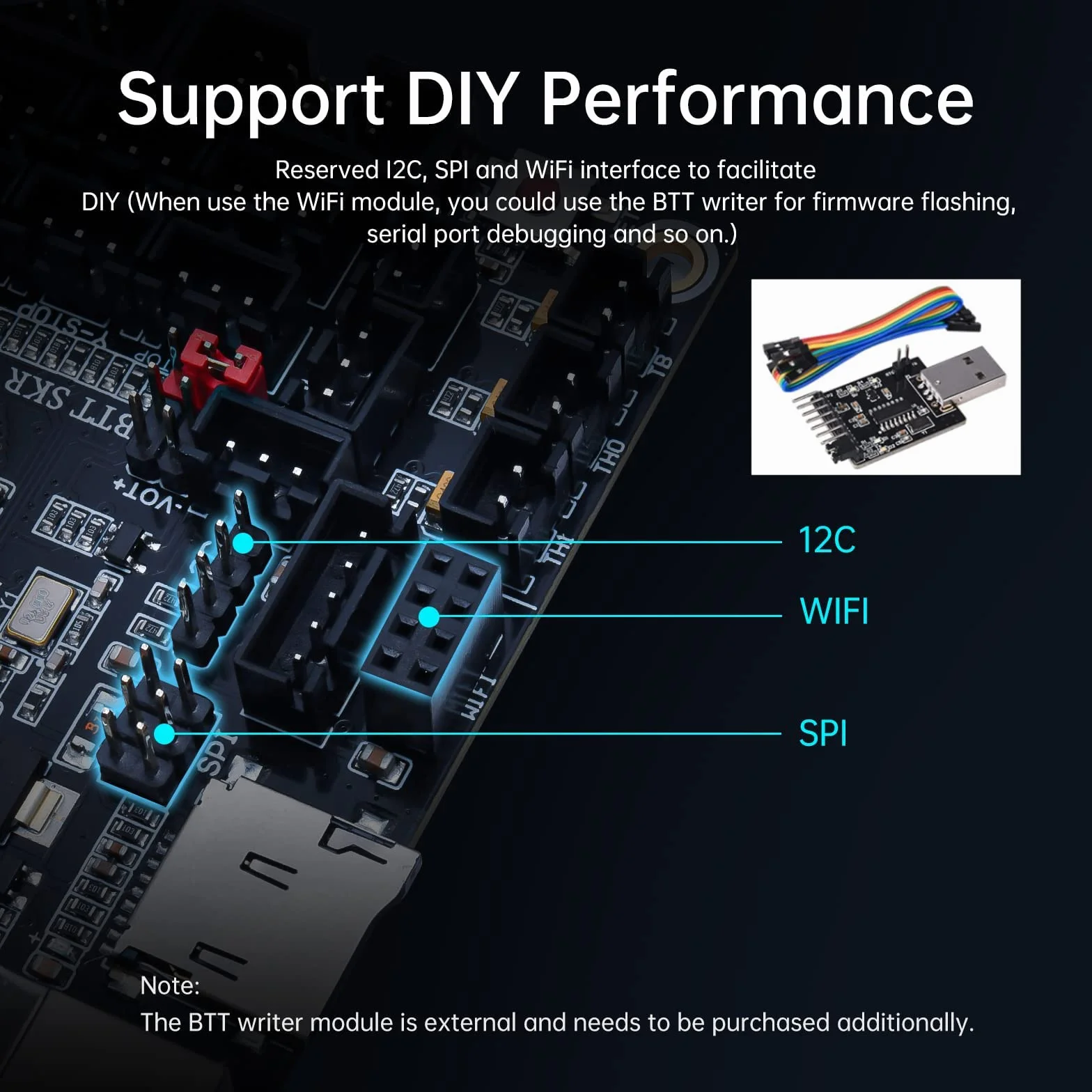 BIGTRETECH SKR V1.4 Turbo 32bit scheda controller per stampante 3D compatibile con 12864LCD/TFT24 supporto 8825/TMC2208/Tmc2130