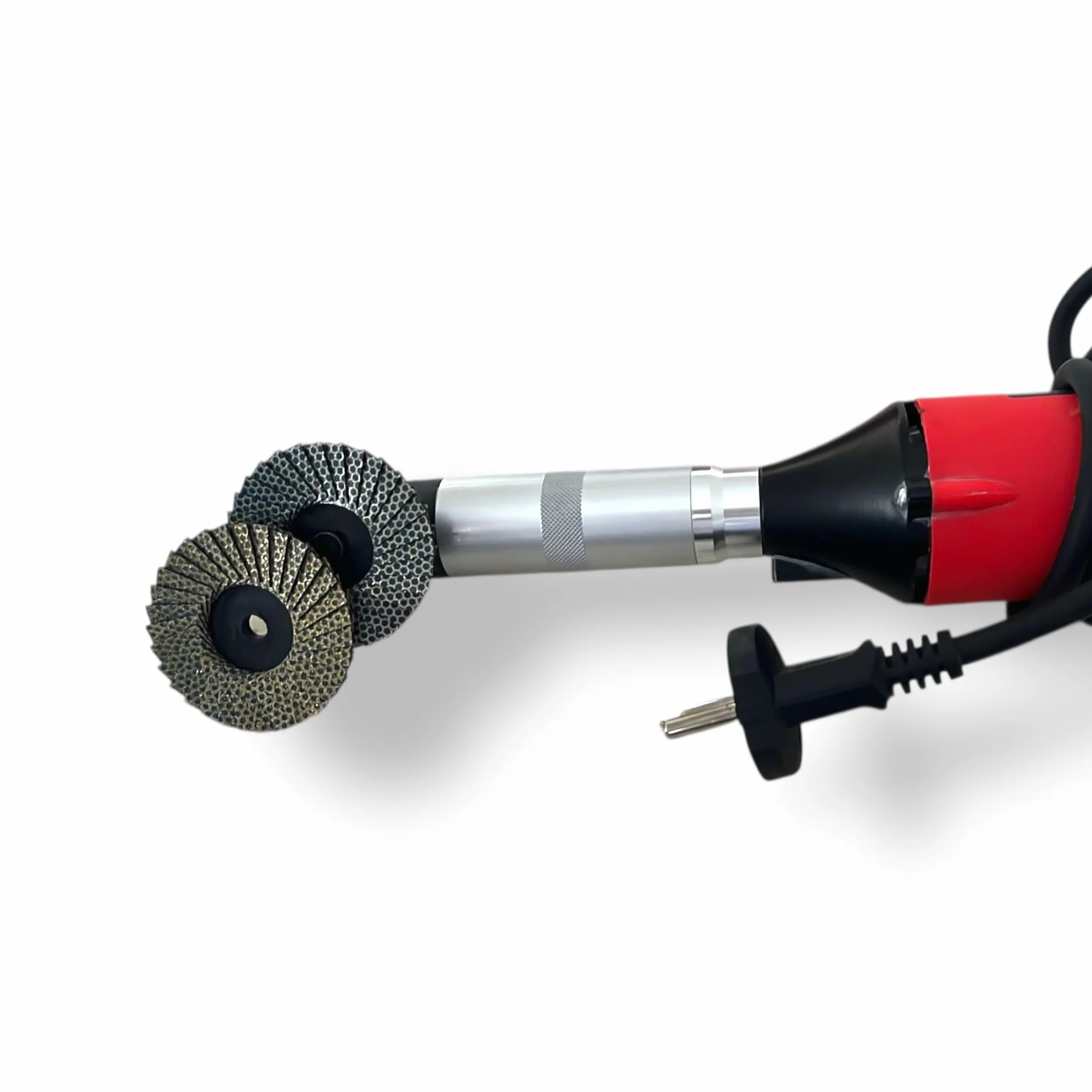 Kit 2 Mini Dischi Diamantati a Lamelle 50 mm M14 – grana 60 + 120 – levigatura e finitura piastrelle, ceramica, pietra – per smerigliatrice – Outillage Carreleur 2.0