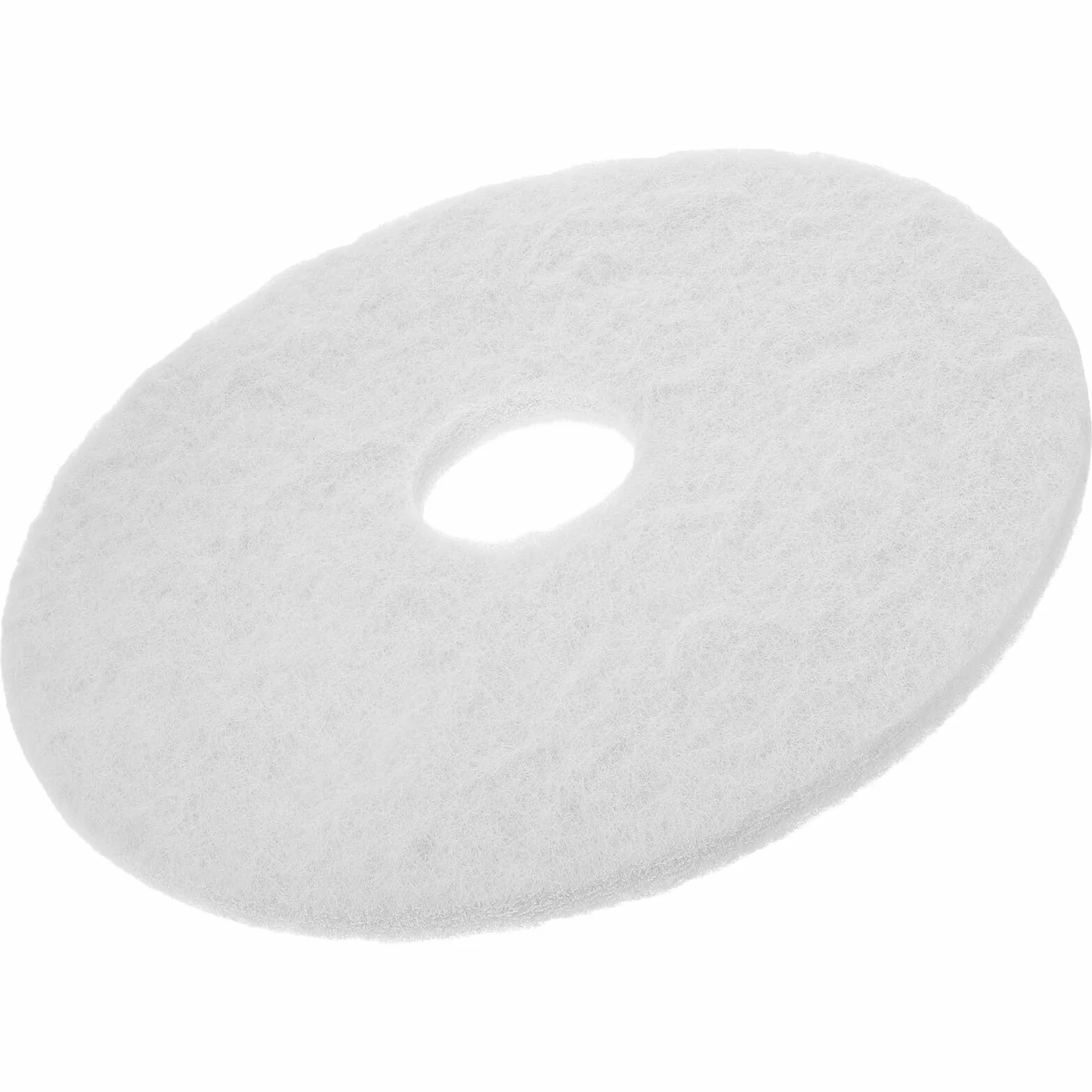 Tampone Abrasivo per Pavimenti da 17 Pollici Bianco ad Alte Prestazioni per Uso Commerciale e Domestico, per Lucidatrice e Lavapavimenti in Marmo