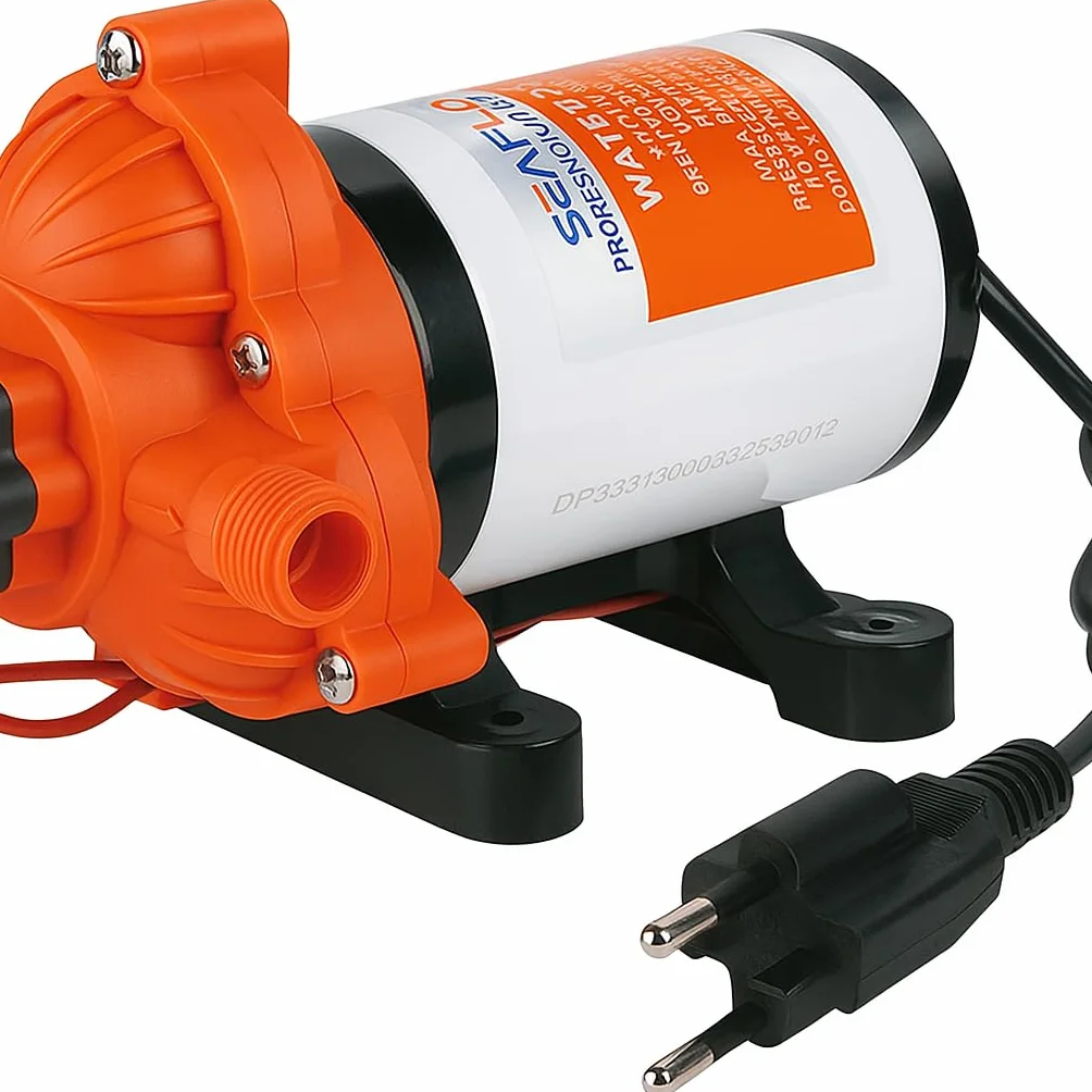 LIGHTEU, Seaflo SFDPA2-030-045-33 - Pompa a membrana autoadescante, 220 V, 11,3 LPM, 3,1 bar, 33S