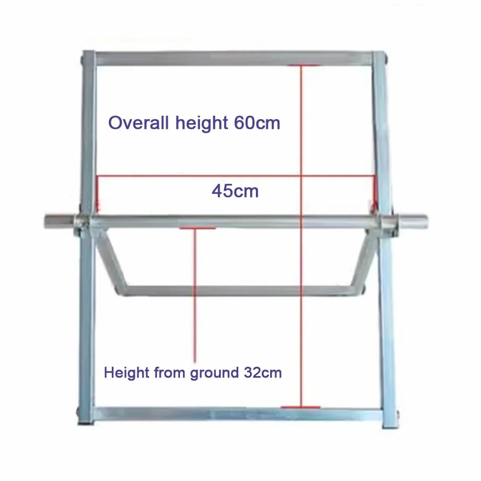 Supporto Pieghevole per pluriball: Un Supporto Multiuso per Magazzino, Regolabile per Contenere pluriball Larghi 70 cm, Ideale per statistiche di Fabbrica e di imballaggio.