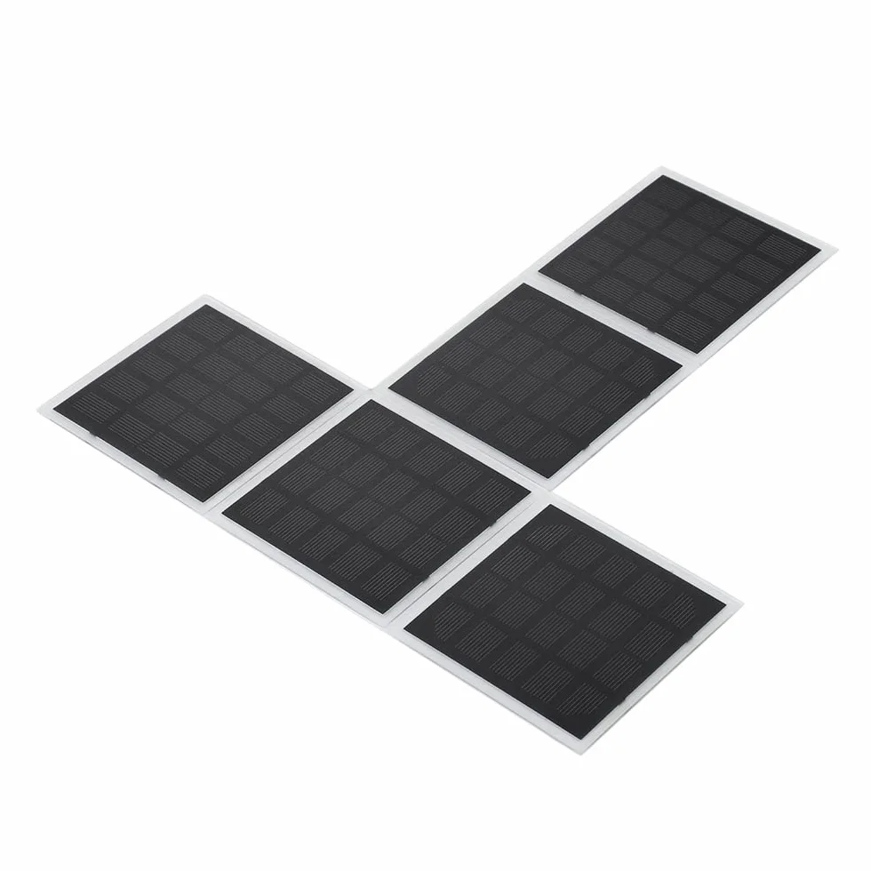 Mini Pannello Solare 5V 1W Celle Solari 3,93" x 3,93" Fotovoltaico Fai Da Te