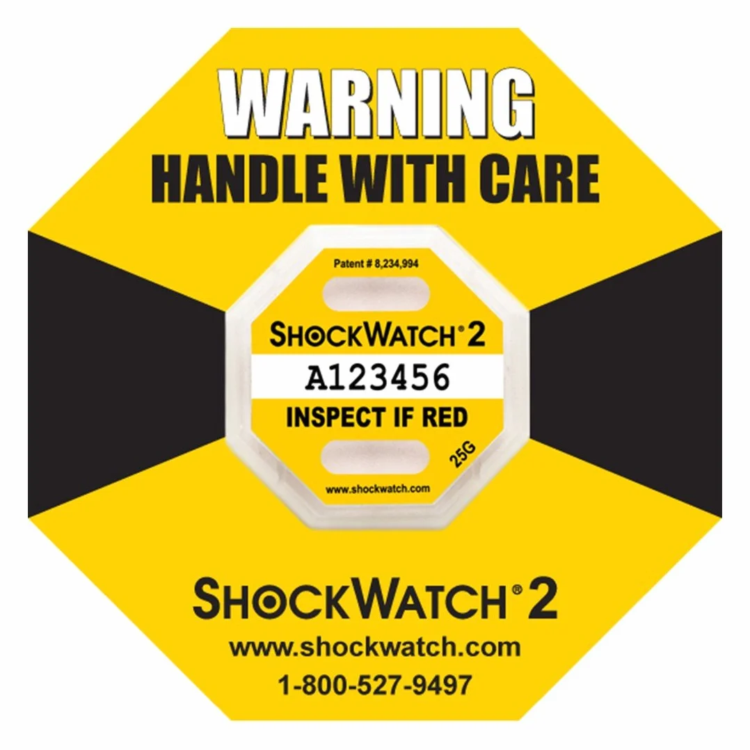 Indicatore di Impatto Shockwatch 2 · 25G (Yellow) - Pack 10 pz
