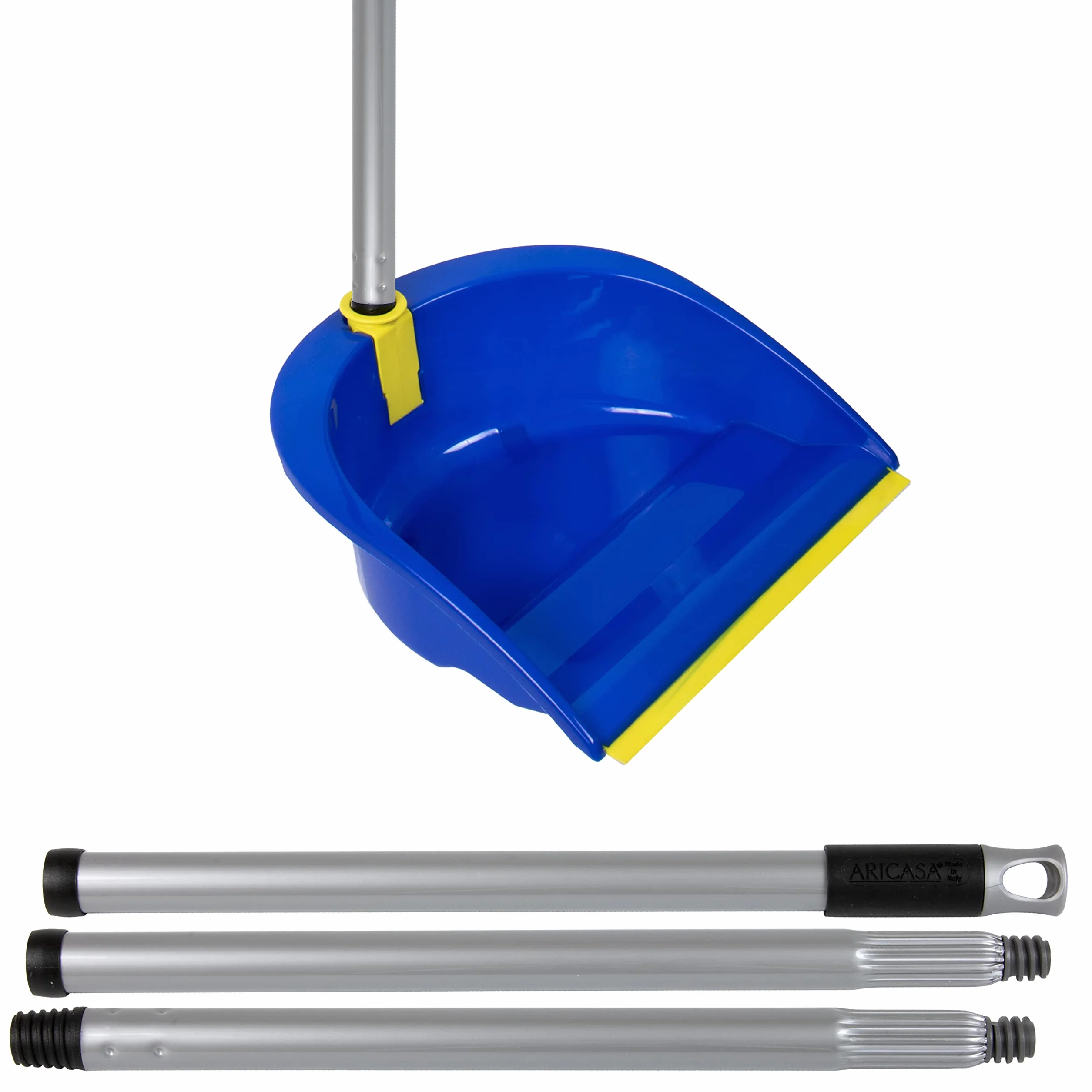 Home Prodcuts - cod. 824/702 - Alzaimmondizia "Flamingo", richiudibile con profilo in gomma e con Manico Componibile 3 pezzi