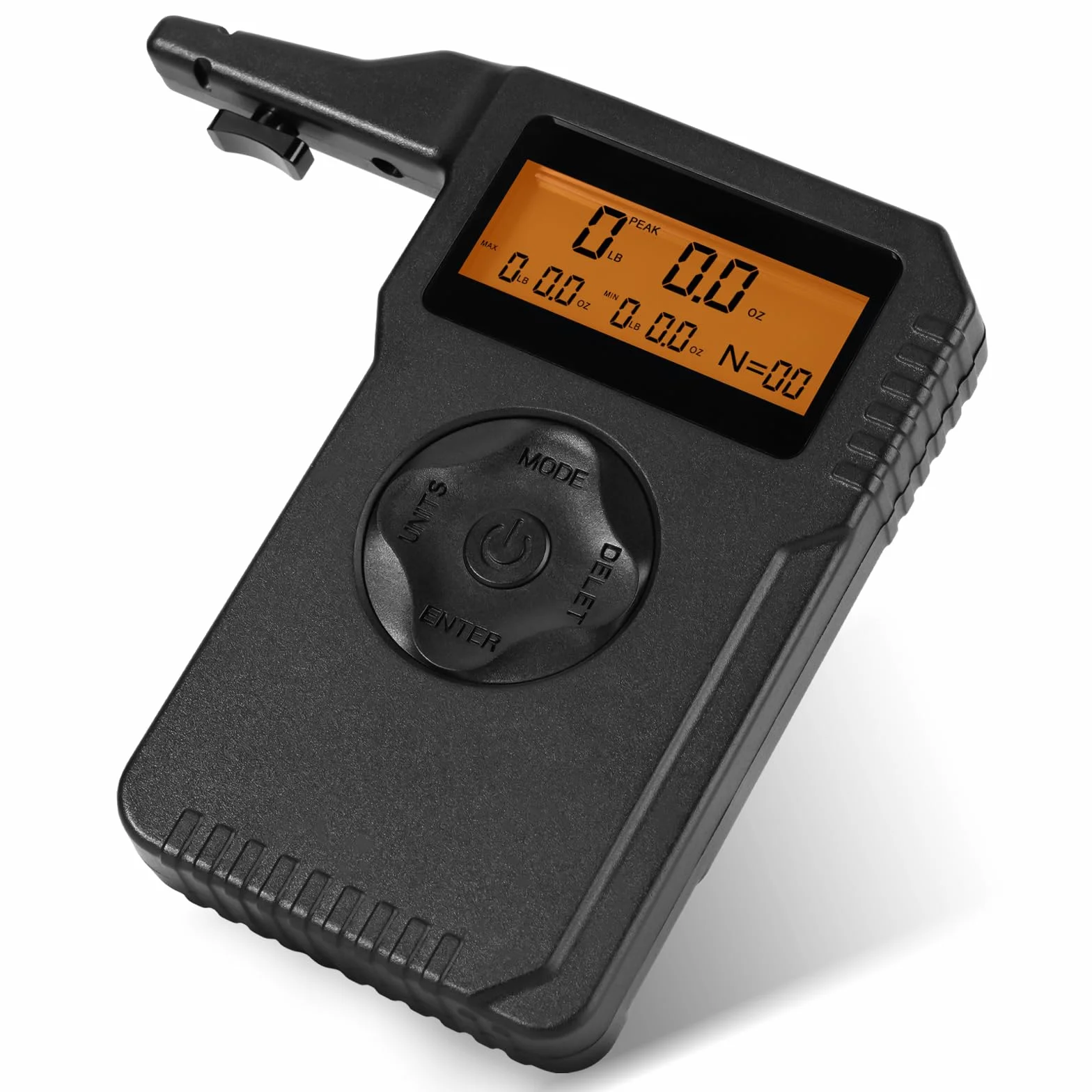 BOOSTEADY Misuratore di Trazione Digitale Professionale con Incrementi di 0,1 oz e Display LCD, Letture Accurate da 0 a 12 Libbre, Misuratore di Scala di Trazione del Grilletto del Sensore Militare