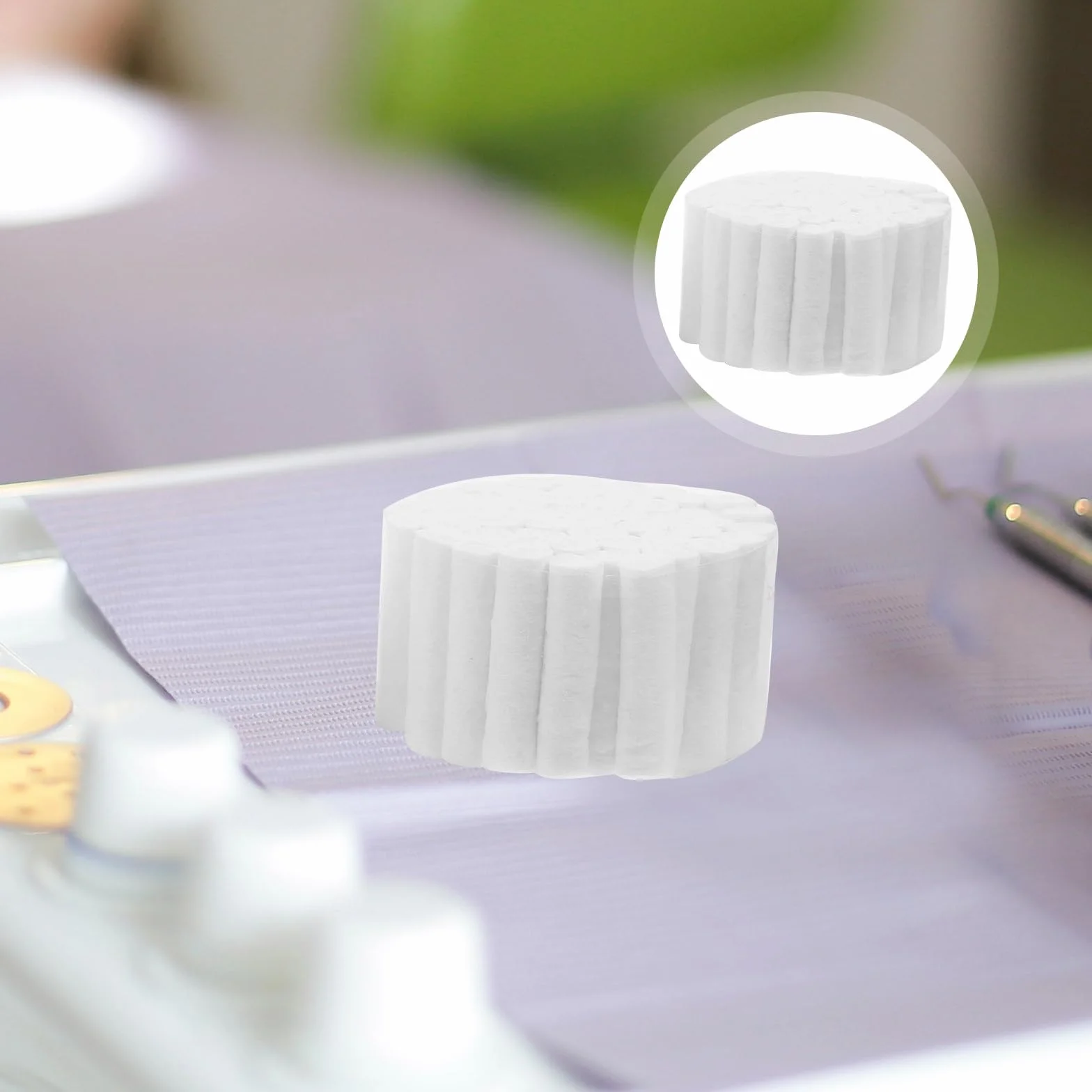 Artibetter 5 pezzi rotoli di cotone non sterile altamente assorbente per bambini e adulti sanguinamento nasale Gaze