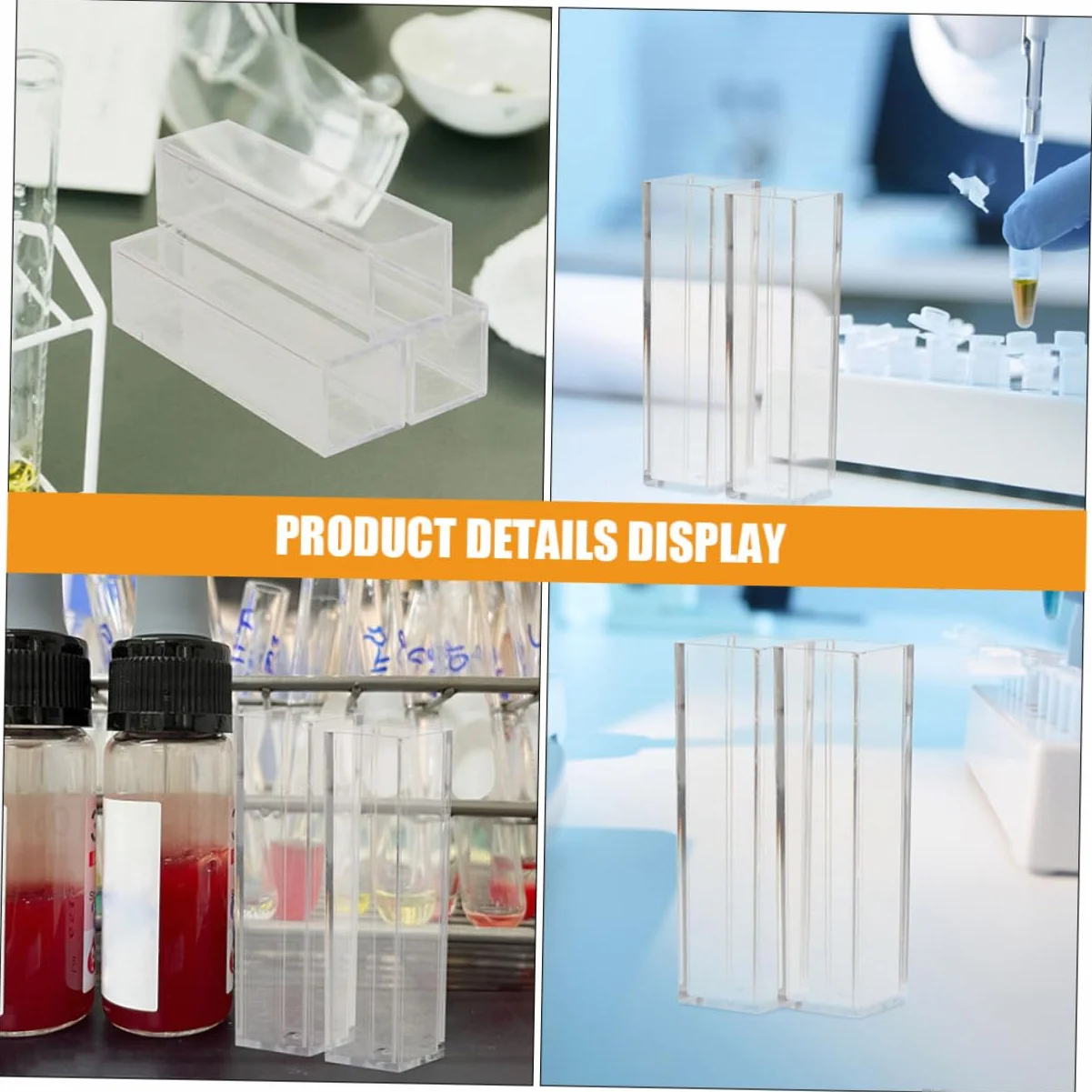 PRETYZOOM 3 Set Cuvette Trasparenti in Plastica 8 Pezzi*3