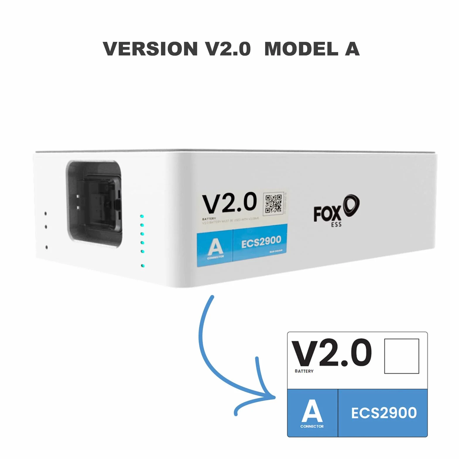 Fox-ESS ECS2900-H2 V2.0 Sistema di memorizzazione della batteria per impianto solare PV
