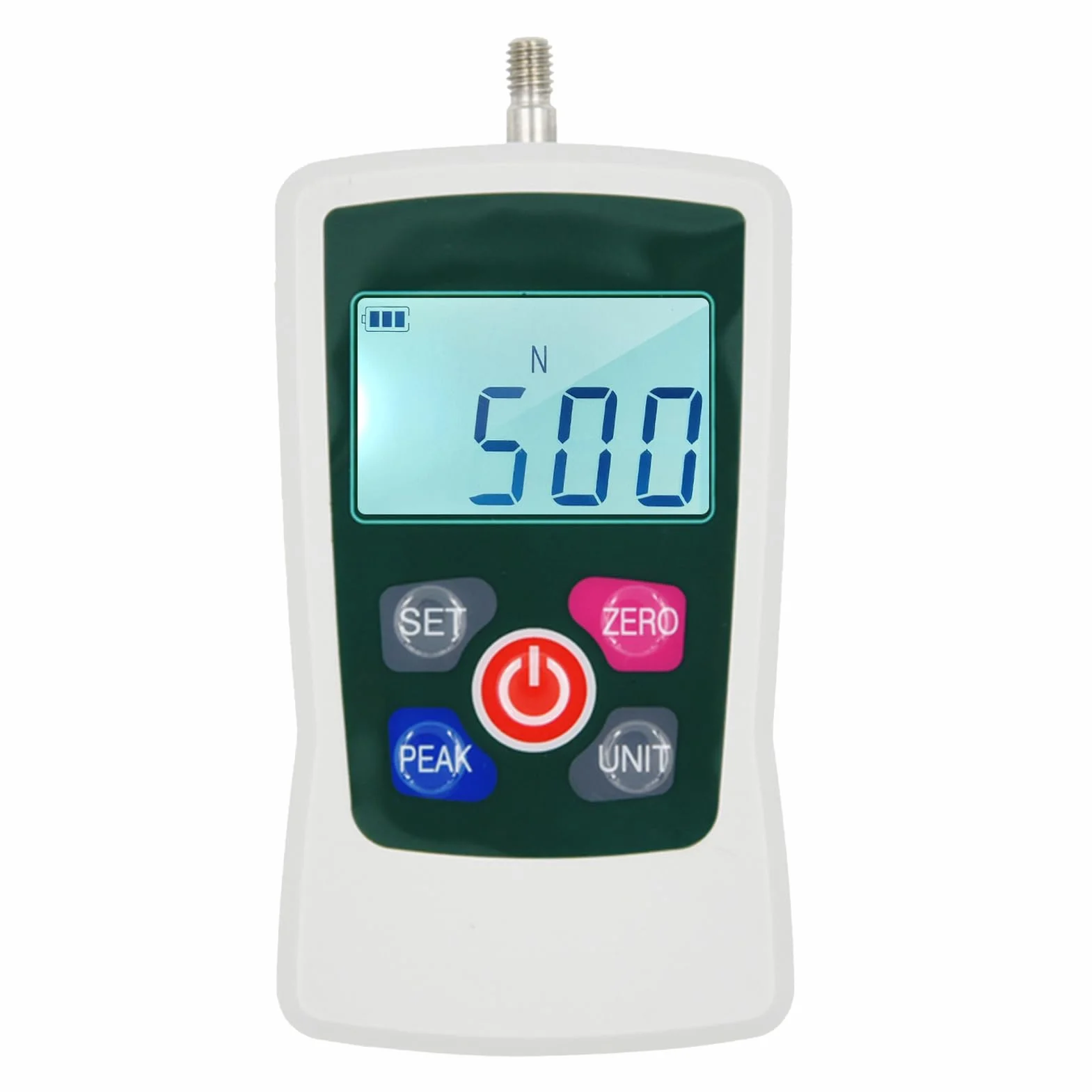 Misuratore di Digitale, Misuratore di Portatile con Manometro Push-pull 500N con unità N/LB/Kg/Oz,Schermo Retroilluminato e Spegnimento Automatico, Misuratore Push-pull