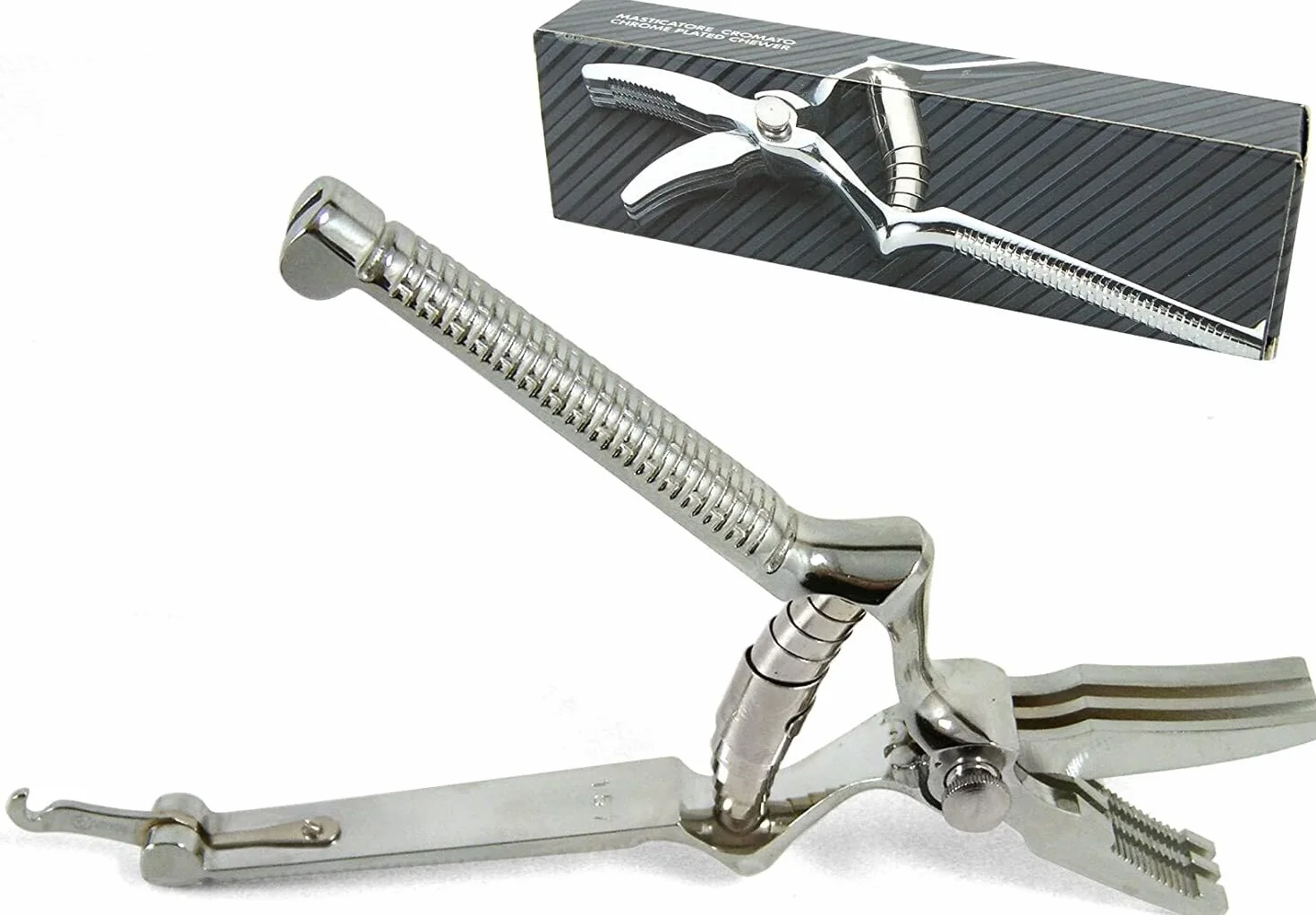 Masticatore curvo, cromato cm 18