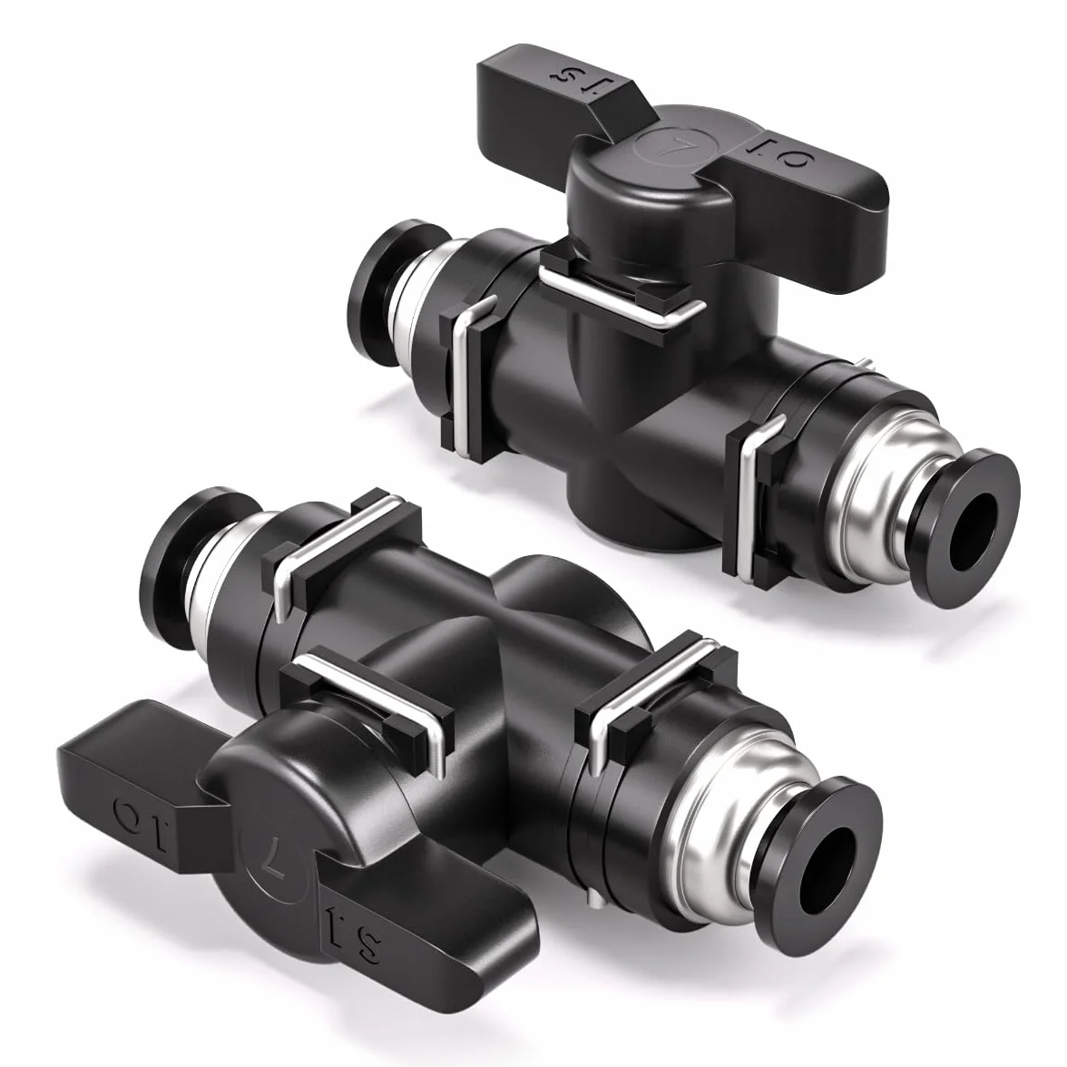 Bwintech 8 mm Valvola a Sfera Pneumatica Raccordo Aria a Connessione Rapida