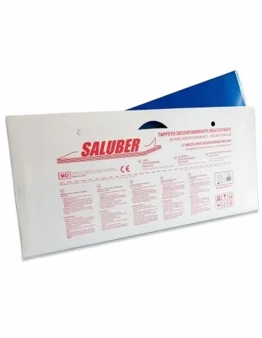 Generico Tappeto Decontaminante con 150 Fogli, 5 Tappeti con 30 Strati Adesivi che Eliminano gli Agenti Contaminanti dalla Suola delle Scarpe, 45 x 90 cm, per Ufficio, Ristorante, Casa