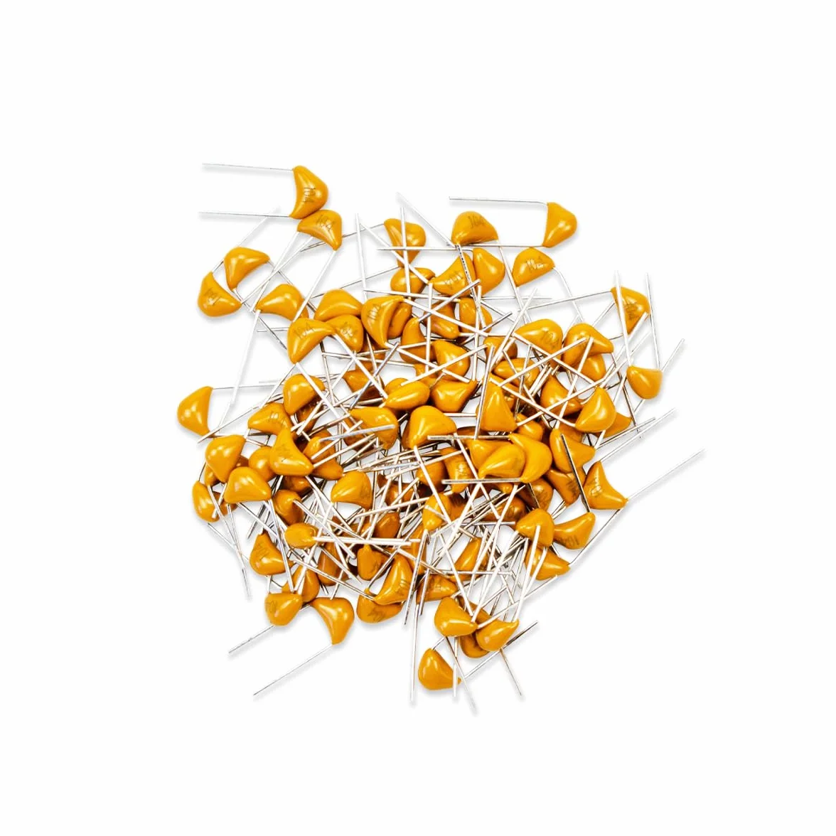 100pcs 50V 100nF condensatore ceramico monolitico giallo accessori elettronici per computer e telefono
