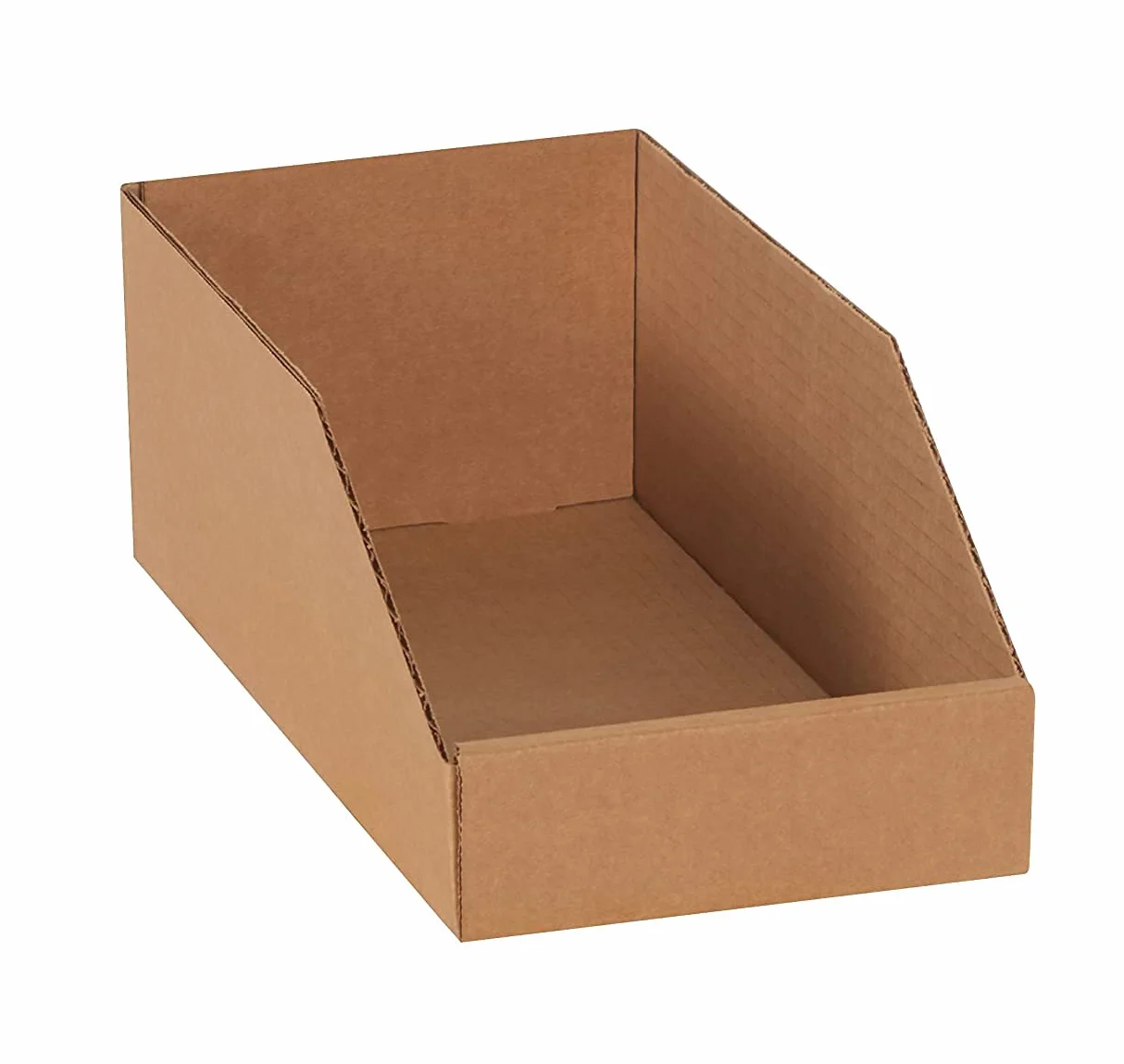 SCATOLE FUSTELLATE CONTENITORI MINUTERIE 40x15x11cm AVANA BOCCA DI LUPO 50 pezzi