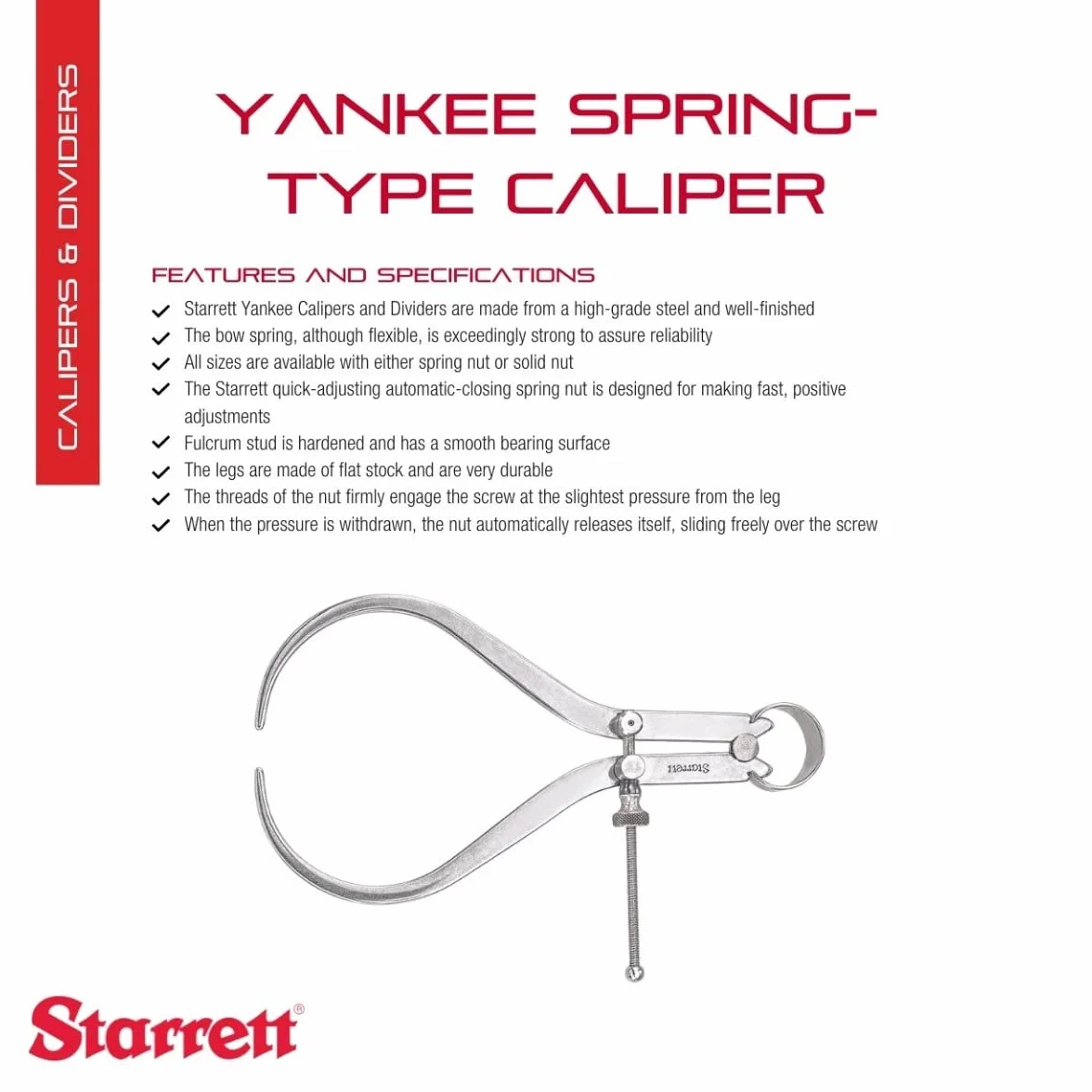 Starrett Calibro a compasso 150/6 mm 79A-6