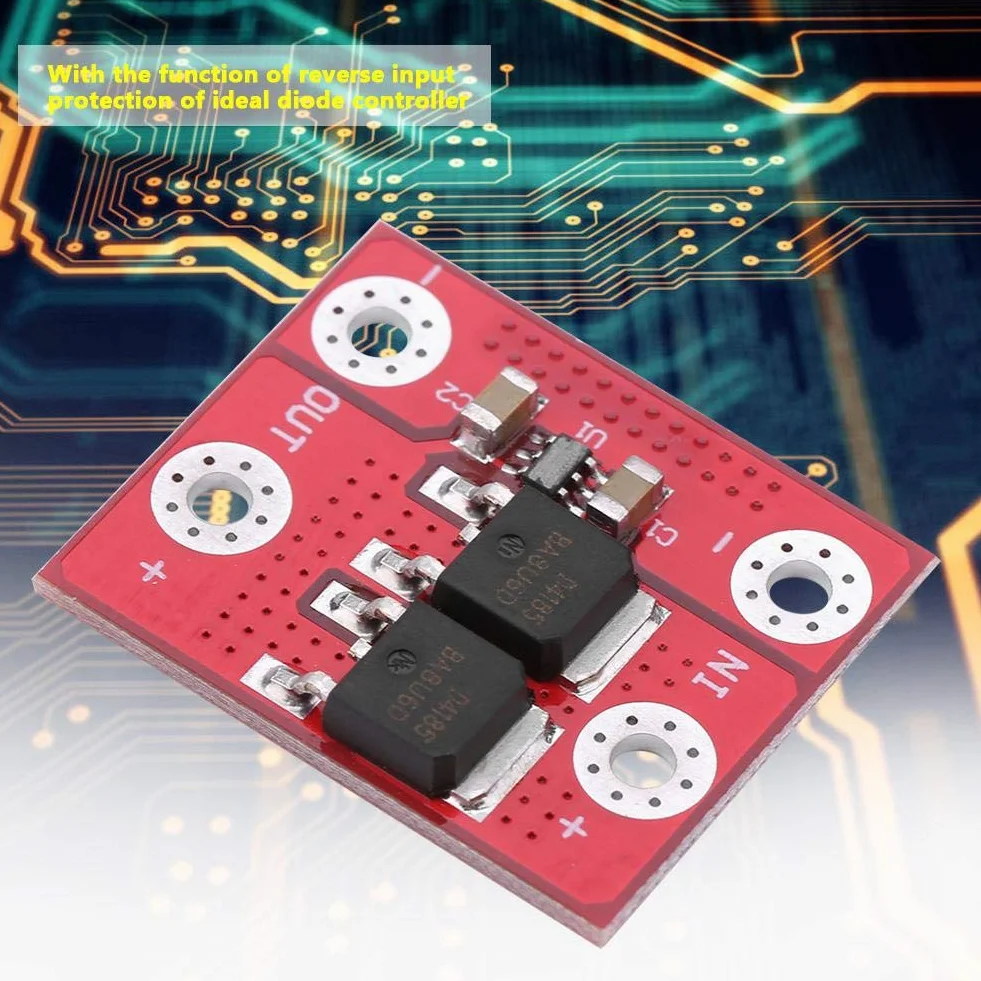 Keenso Diodo Ideale 15 A, Pannello Carica della Batteria Protezione Anti-inversione diodo Ideale Diodo Ideale