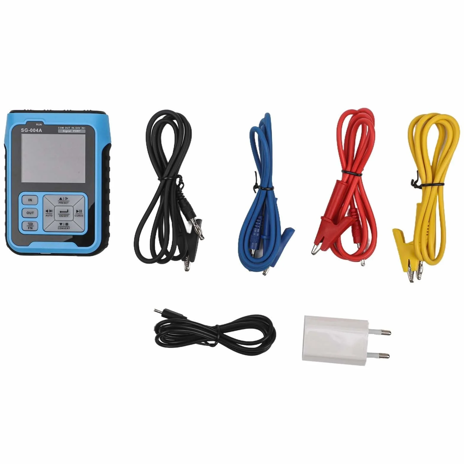 SG-004 Generatore di segnale 25 MHz DDS generatore di funzioni con 160 forme d'onda per laboratorio e industria – 2,4 pollici LCD USB-C