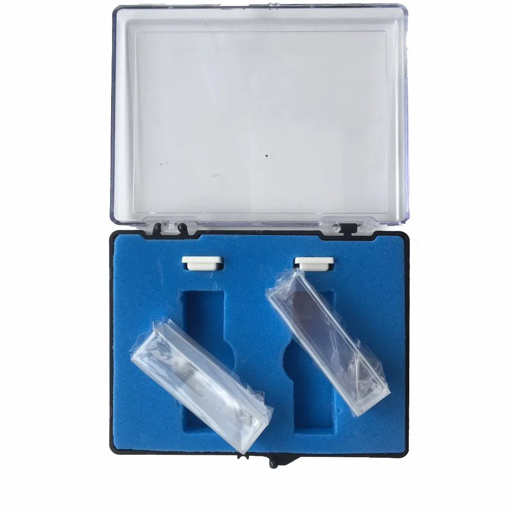 Cuvette al quarzo 10 mm 3,5 ml per spettrometro angolo destro 2 pezzi