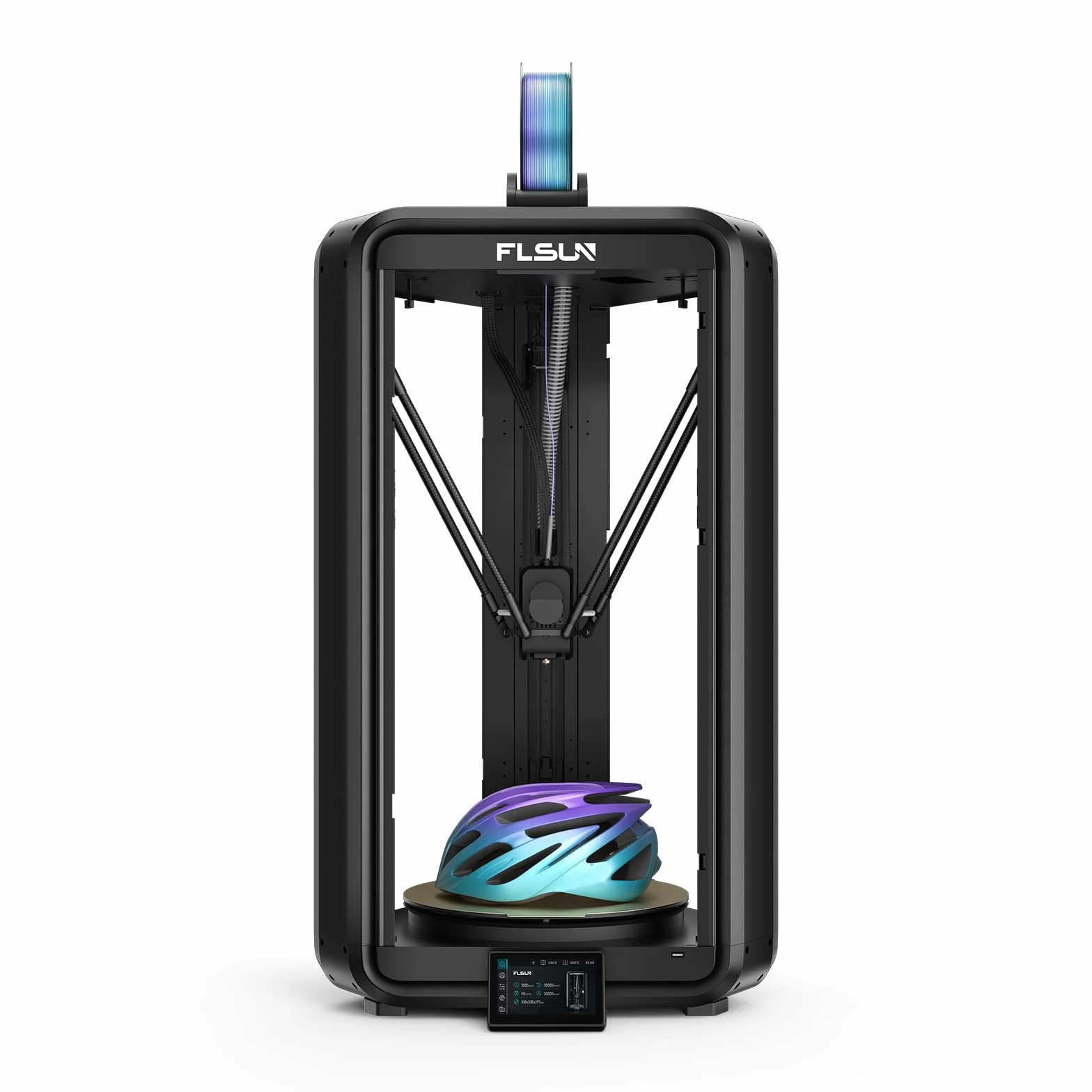 FLSUN T1 Max Stampante 3D Delta, 1000 mm/s Alta Velocità e Precisione, Design Ultra Silenzioso per Ufficio, Ugello in Acciaio & Livellamento Automatico, Area di Stampa Grande 300x300x297 mm