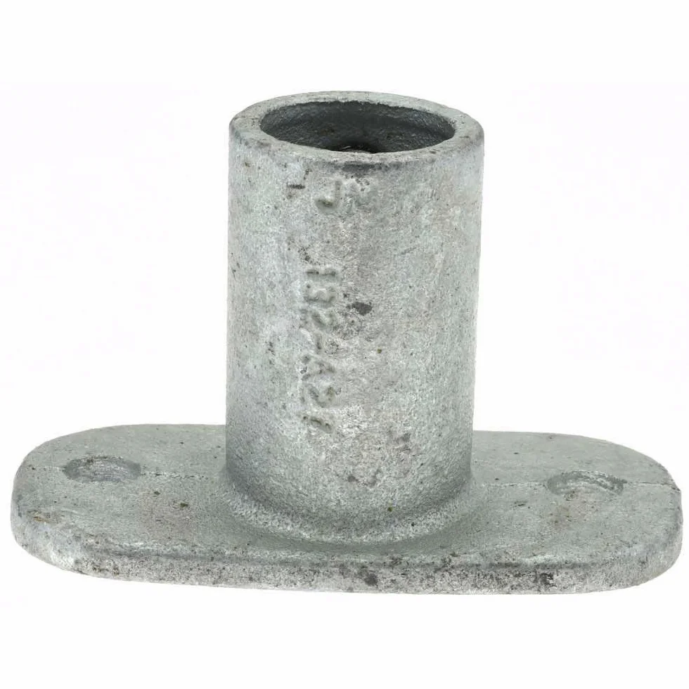 Connettore In Ferro Zincato Pesante Per Tubi Rotondi, 28mm DI, Adatto 25-27mm, 1 Pezzo