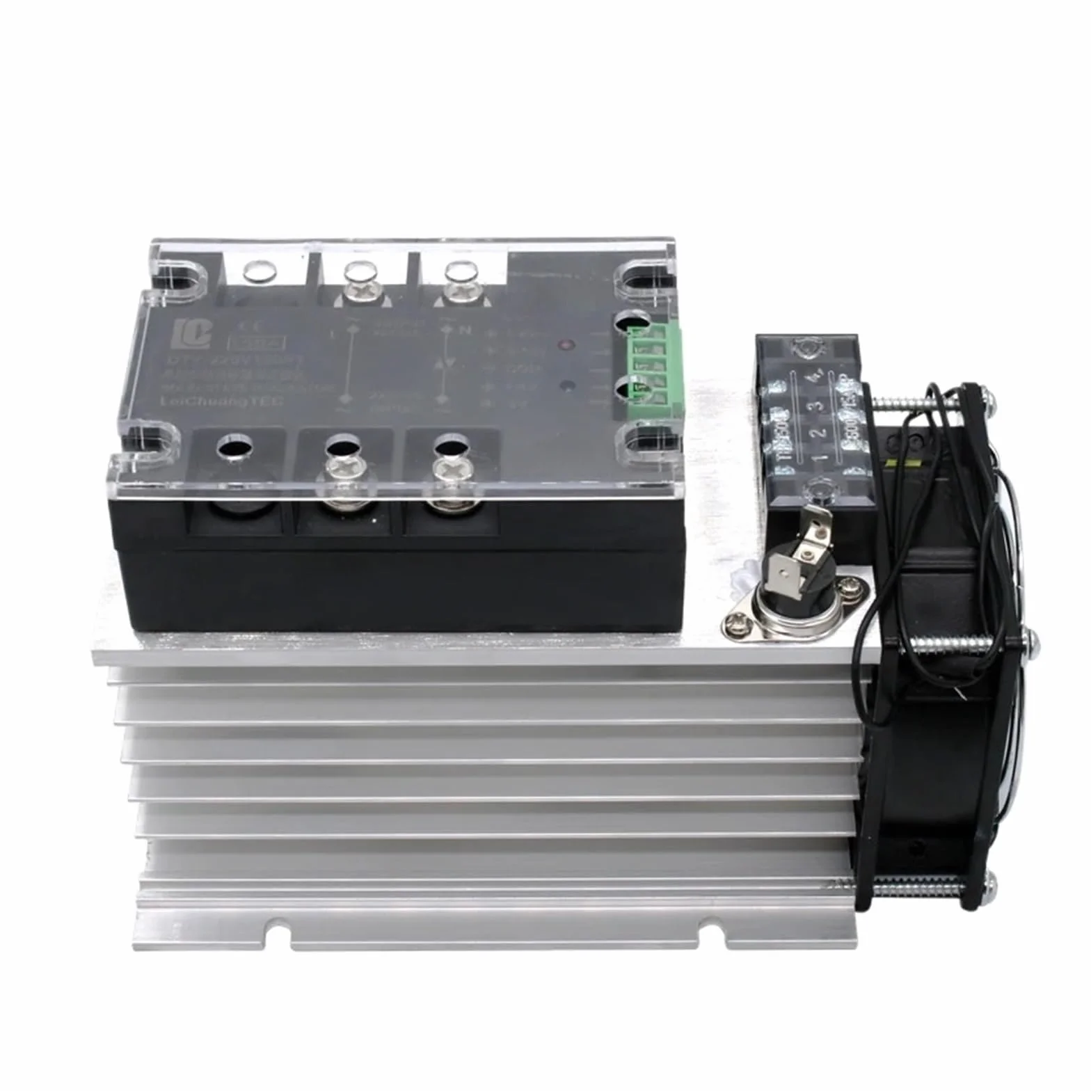Relè a stato solido Modulo regolatore di tensione CA monofase 220V 380V 150A 180A 200A Modulo regolatore di potenza con isolamento completo migliorato con dissipatore di calore(150A,220V)