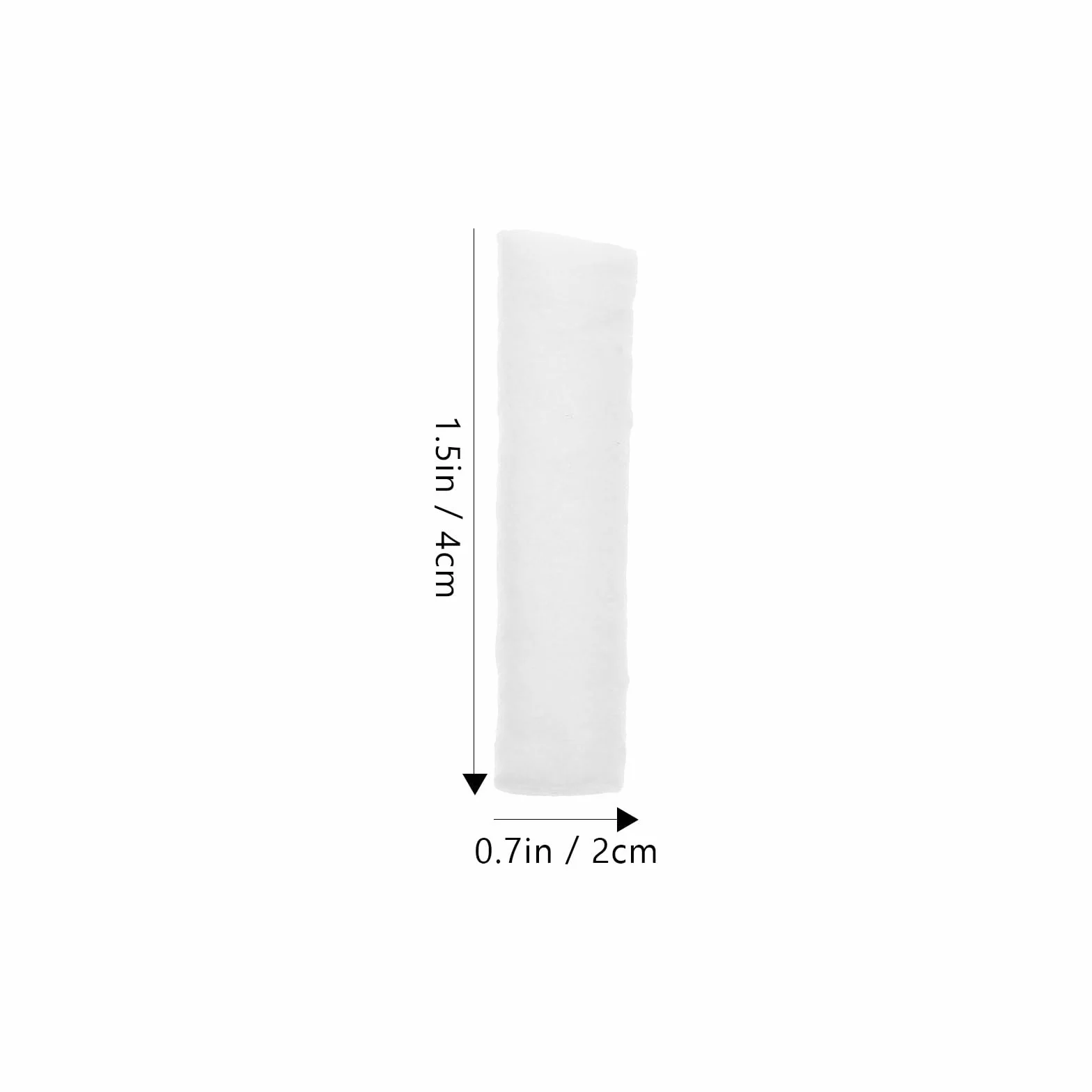 Artibetter 5 pezzi rotoli di cotone non sterile altamente assorbente per bambini e adulti sanguinamento nasale Gaze