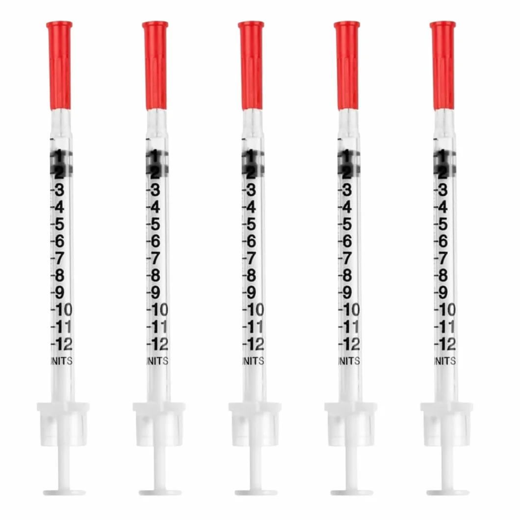 100 pezzi 0,3 ml U40 Plastic Tube 29G x 1/2" (0,33 x 12,7 mm) – Confezionato singolarmente – Per la cura degli animali – Strumenti di misurazione e dosaggio multiuso precisi