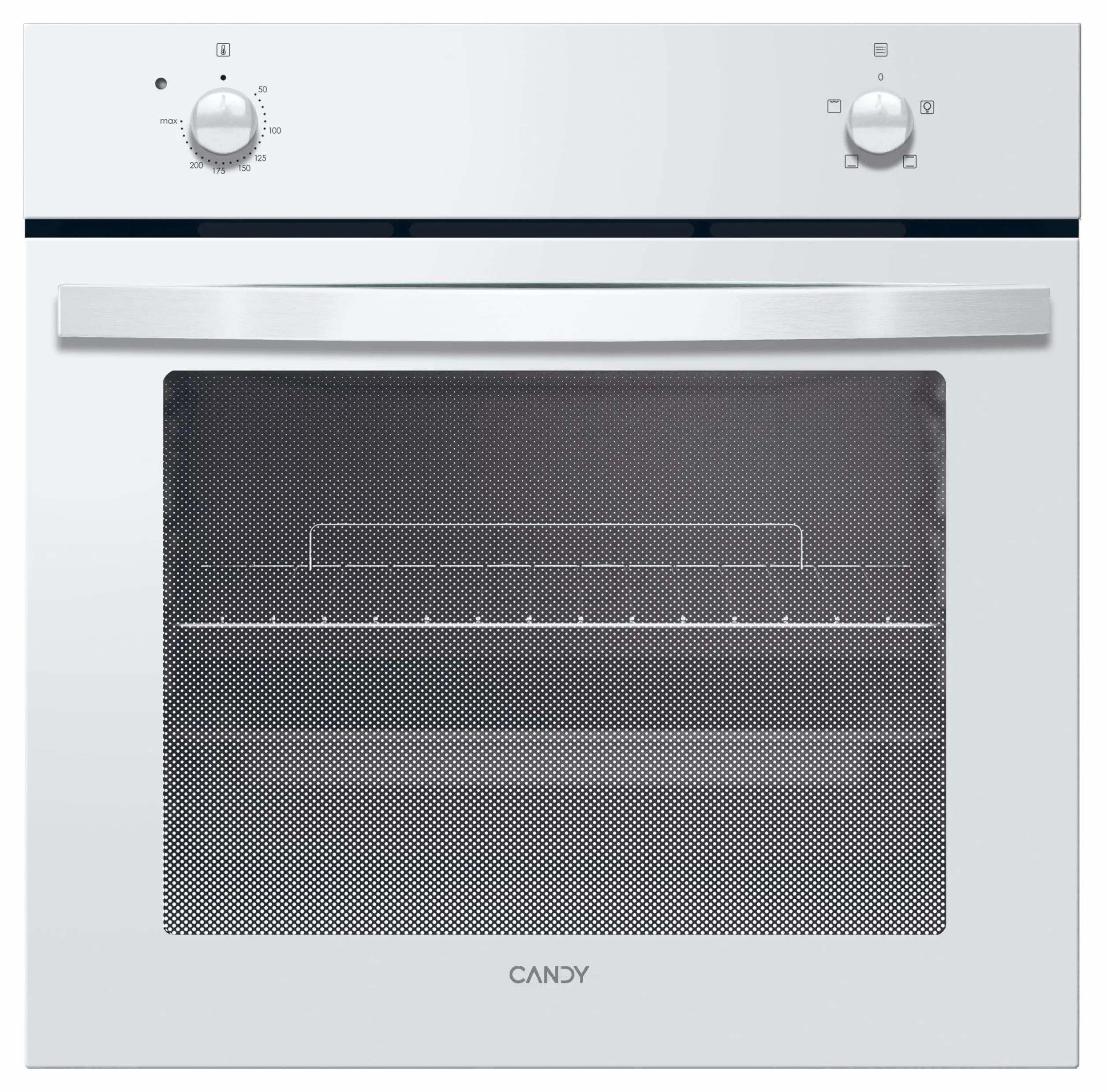 Candy Idea Forno Elettrico Statico 70 L Classe A Ventilato Grill Timer Meccanico 4 Funzioni Cavità Ampia Design Inox Incasso AxLxP 59,5x59,5x56,8 cm FIDC B100