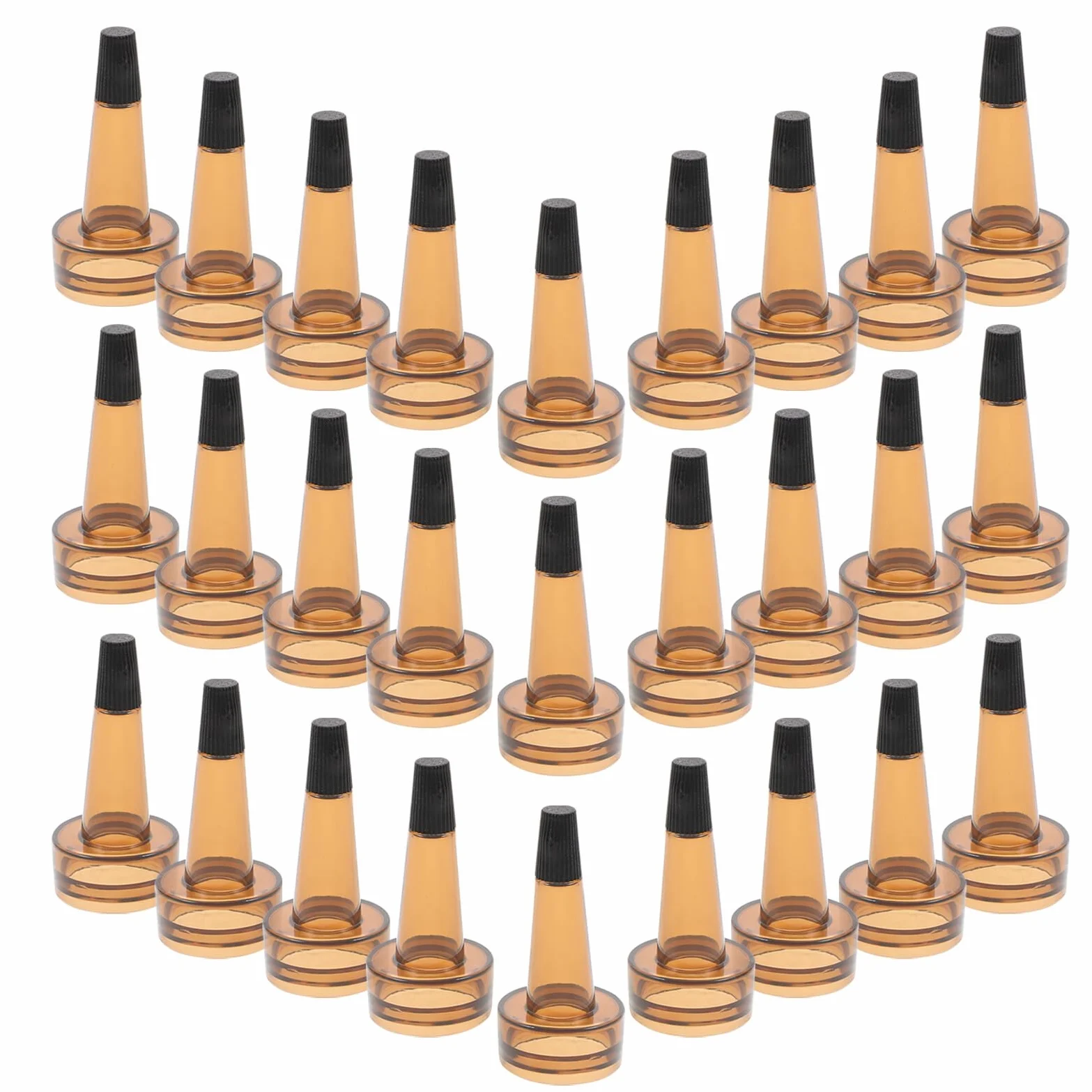Tappi Contagocce in PVC 20mm 100 Pezzi per Flaconi e Tubi Morbidi