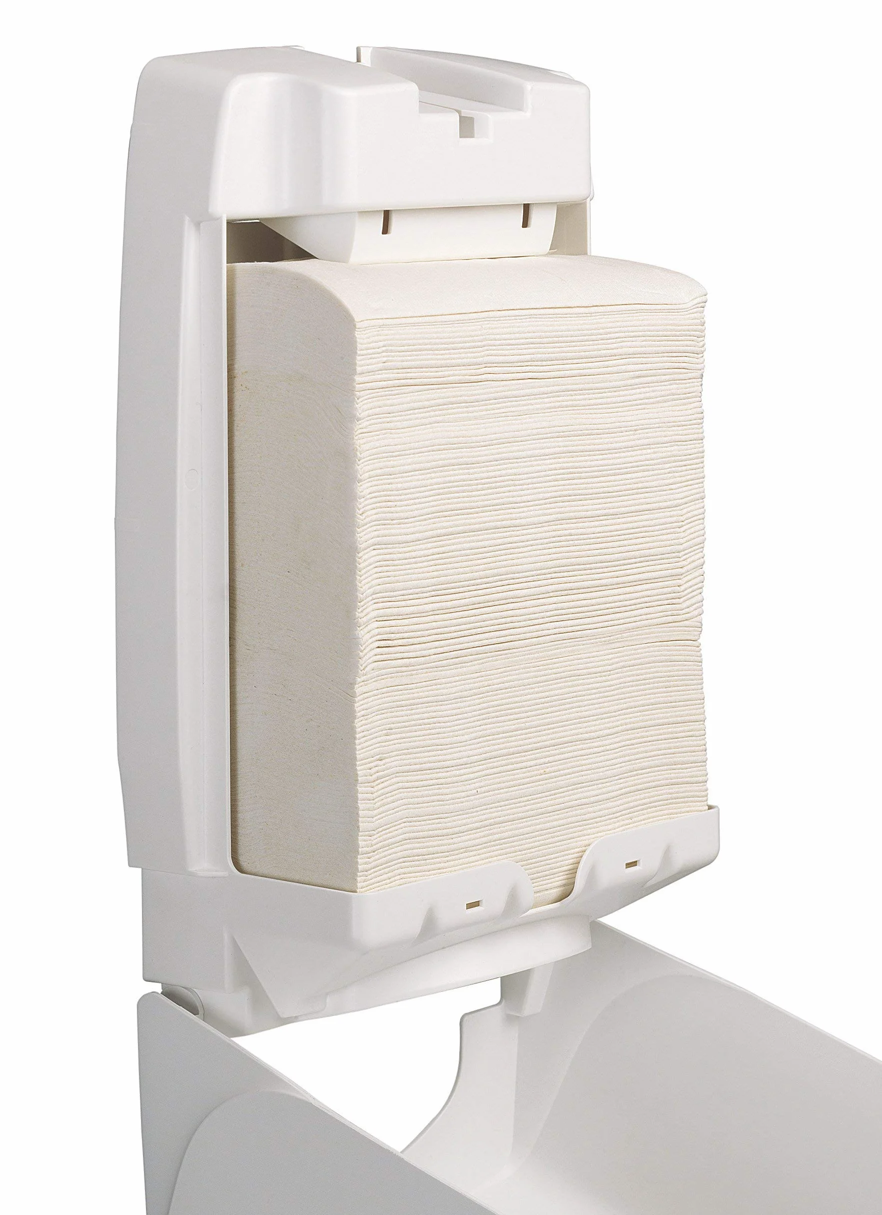 Aquarius Dispenser di asciugamani intercalati Aquarius 6945-1 dispenser di panni di carta bianco, Intercalato